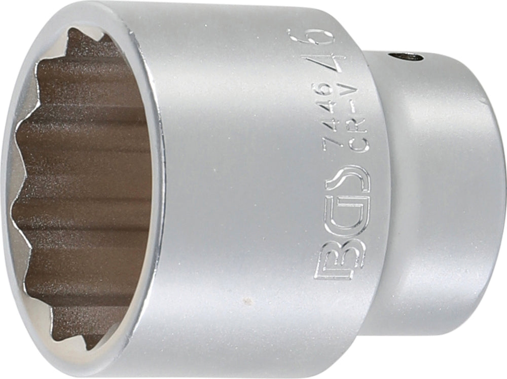 BGS 7446 Nuss / Stecknuss / Steckschlüsseleinsatz 46mm Zwölfkant Antrieb 20mm (3/4")