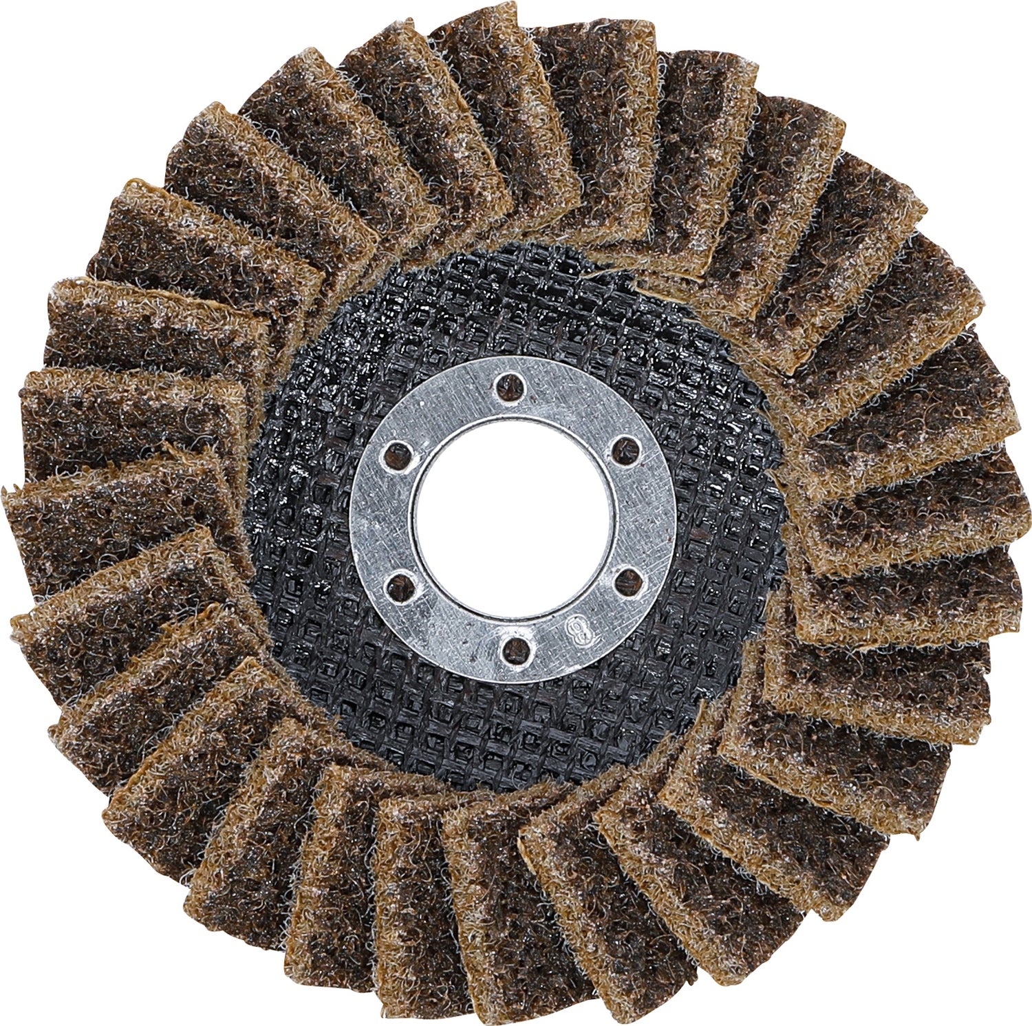 BGS 74471 Fächer Schleifscheibe Vlies Durchmesser Ø 115mm Körnung 80