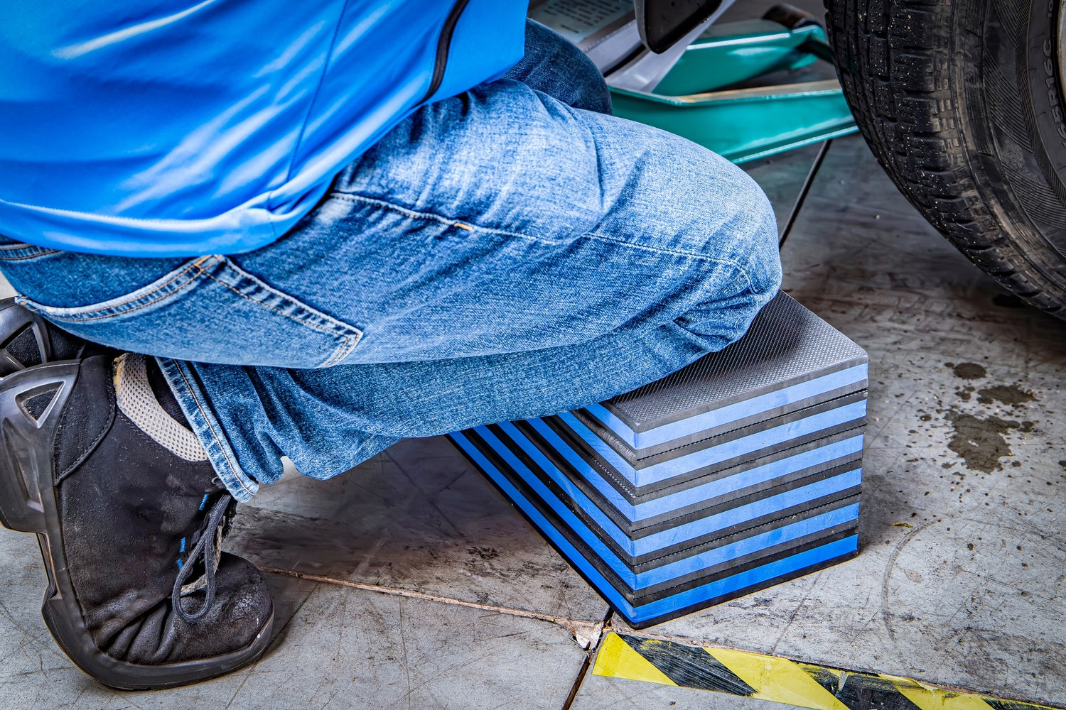 BGS 74483 Weichschaum Kniematte Arbeitsmatte faltbar 3-in-1