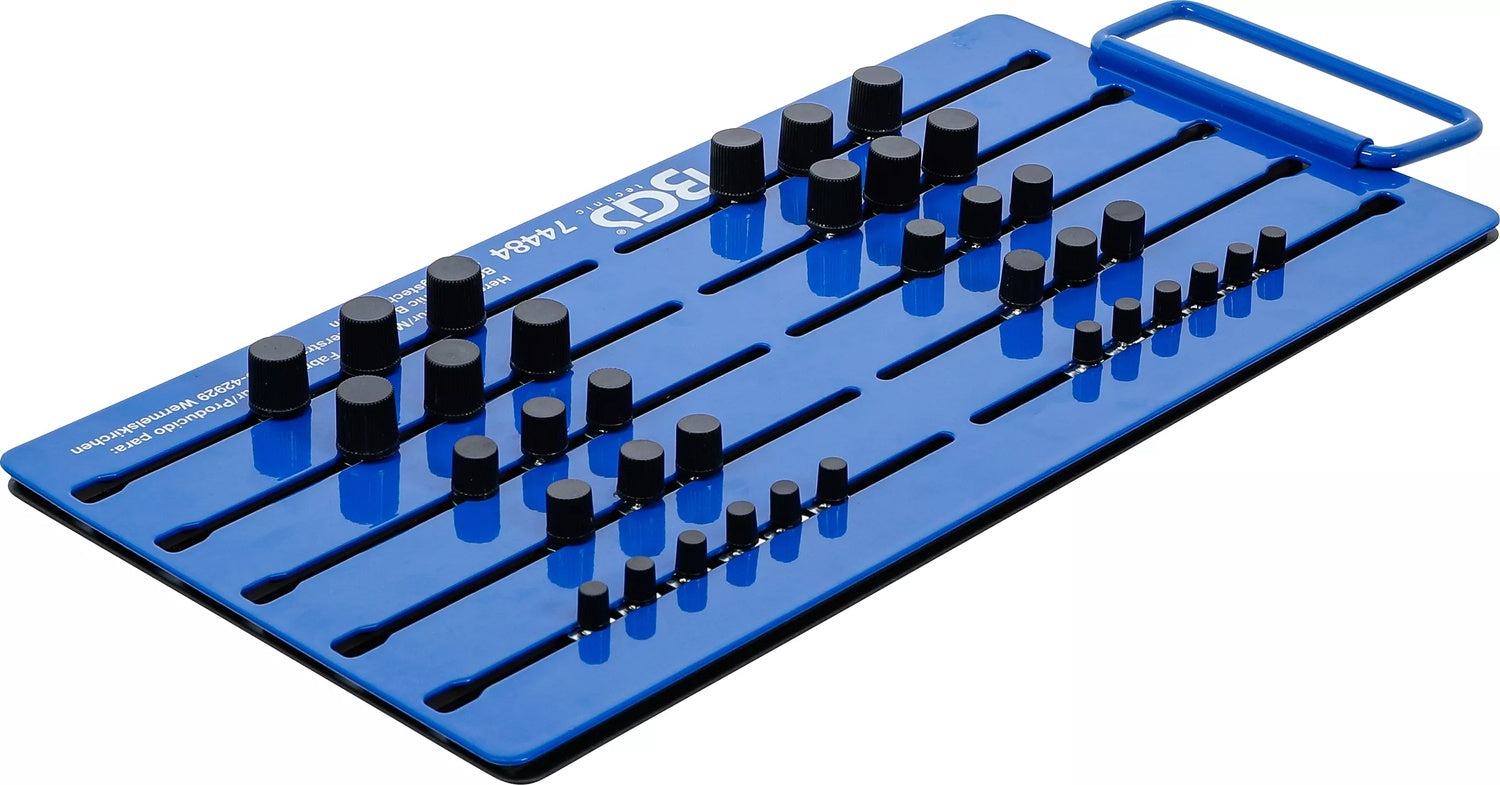 BGS 74484 Magnet Stecktafel mit Außenvierkant für 36 Steckschlüssel Einsätze