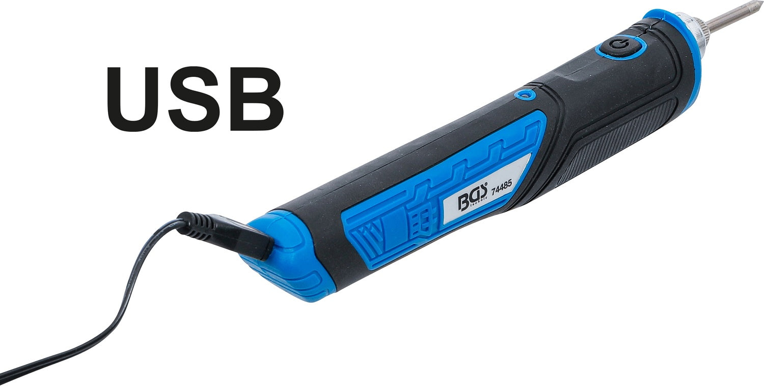 BGS 74485 Akku Lötkolben 8 Watt mit Ladestation Lötzinn