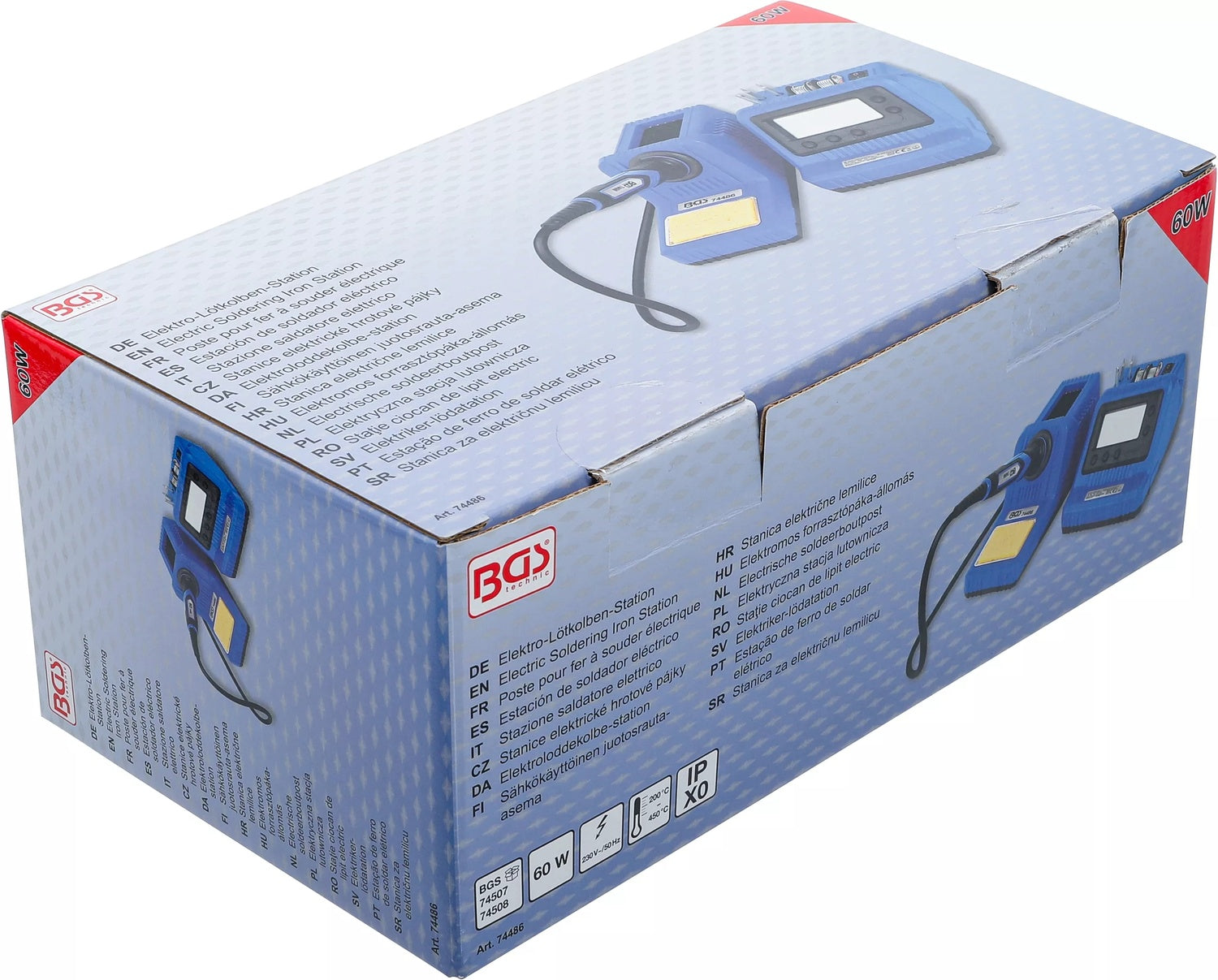 BGS 74486 Elektro Lötkolben Station digital 60 Watt