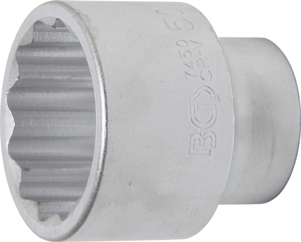 BGS 7450 Nuss / Stecknuss / Steckschlüsseleinsatz 50mm Zwölfkant Antrieb 20mm (3/4")