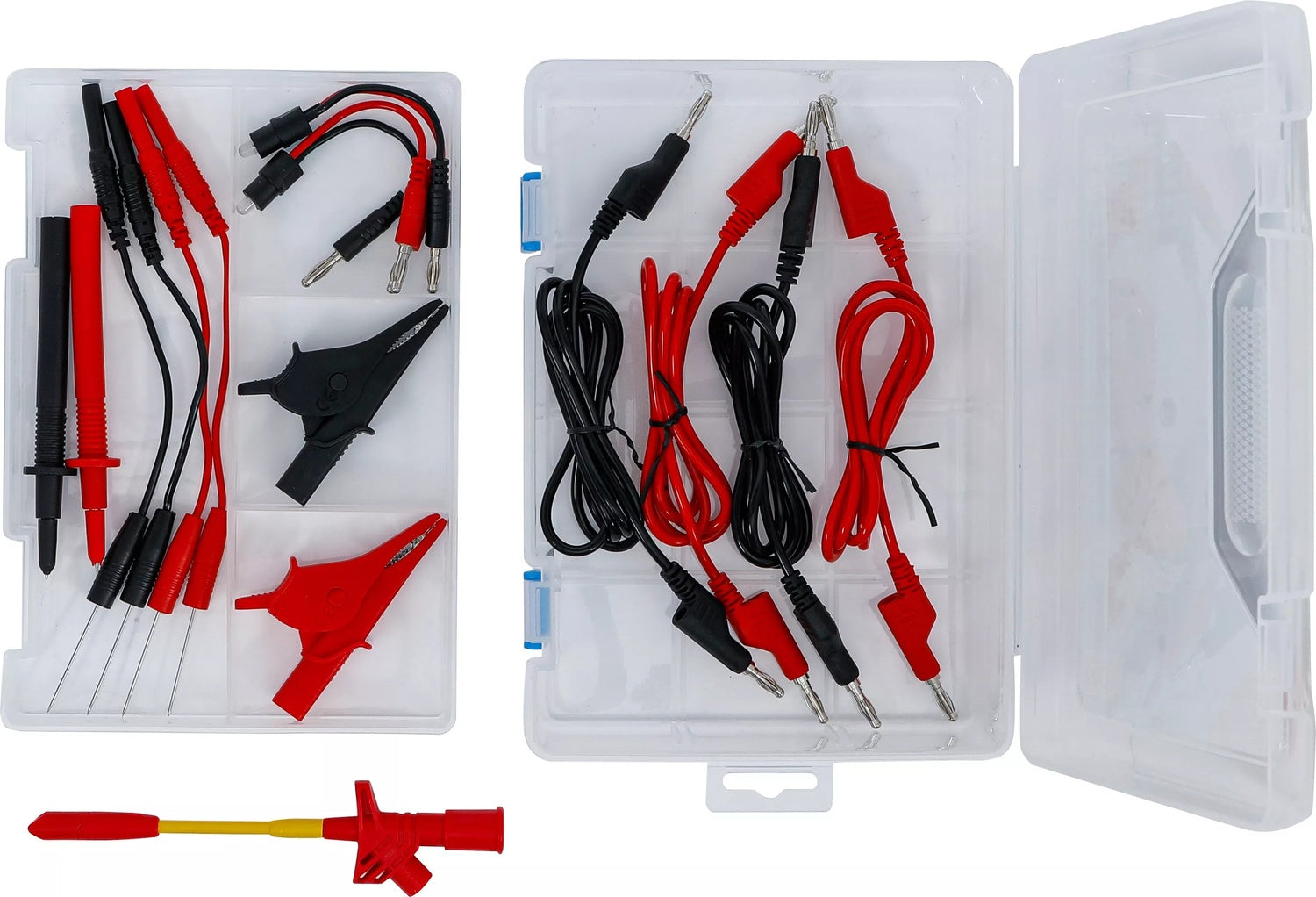 BGS 74511 Sortiment Zubehör Messkabel und Prüfspitzen für Multimeter 15 teilig