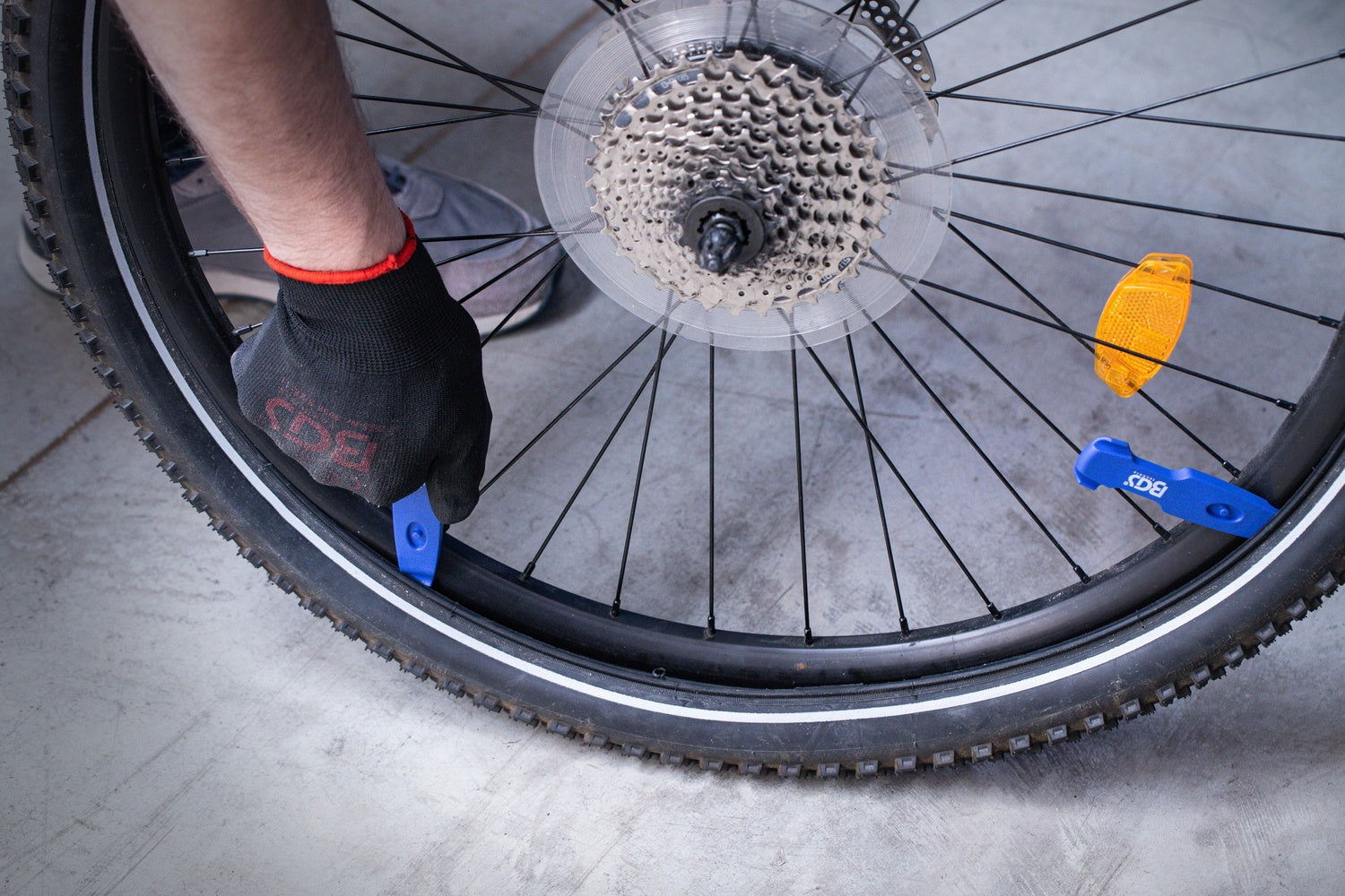 BGS 74516 Satz Werkzeug unterwegs für Fahrrad 13 teilig Fahrradreparatur