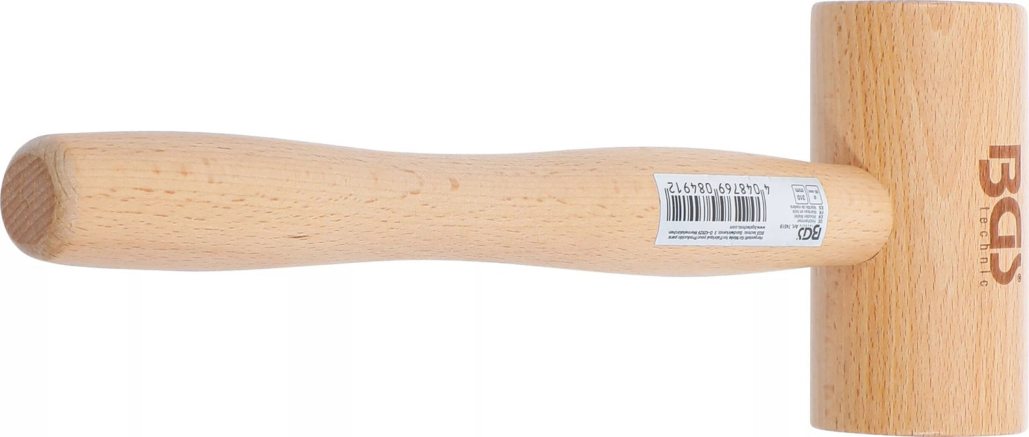 BGS 74519 Holzhammer Durchmesser Ø55 mm Kopfgewicht 180g
