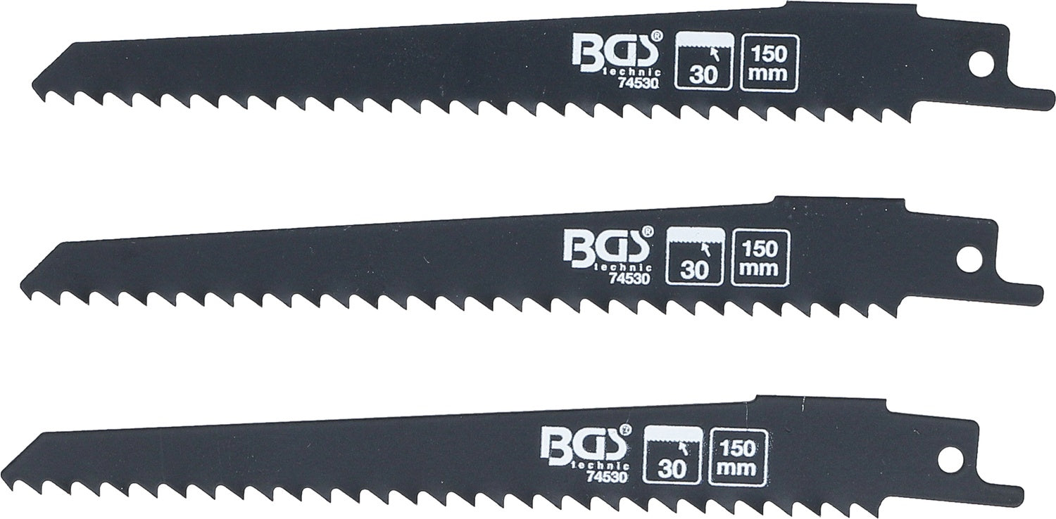 BGS 74530 Satz Sägeblätter für Holz für Artikel 7367 3 teilig Sägeblatt