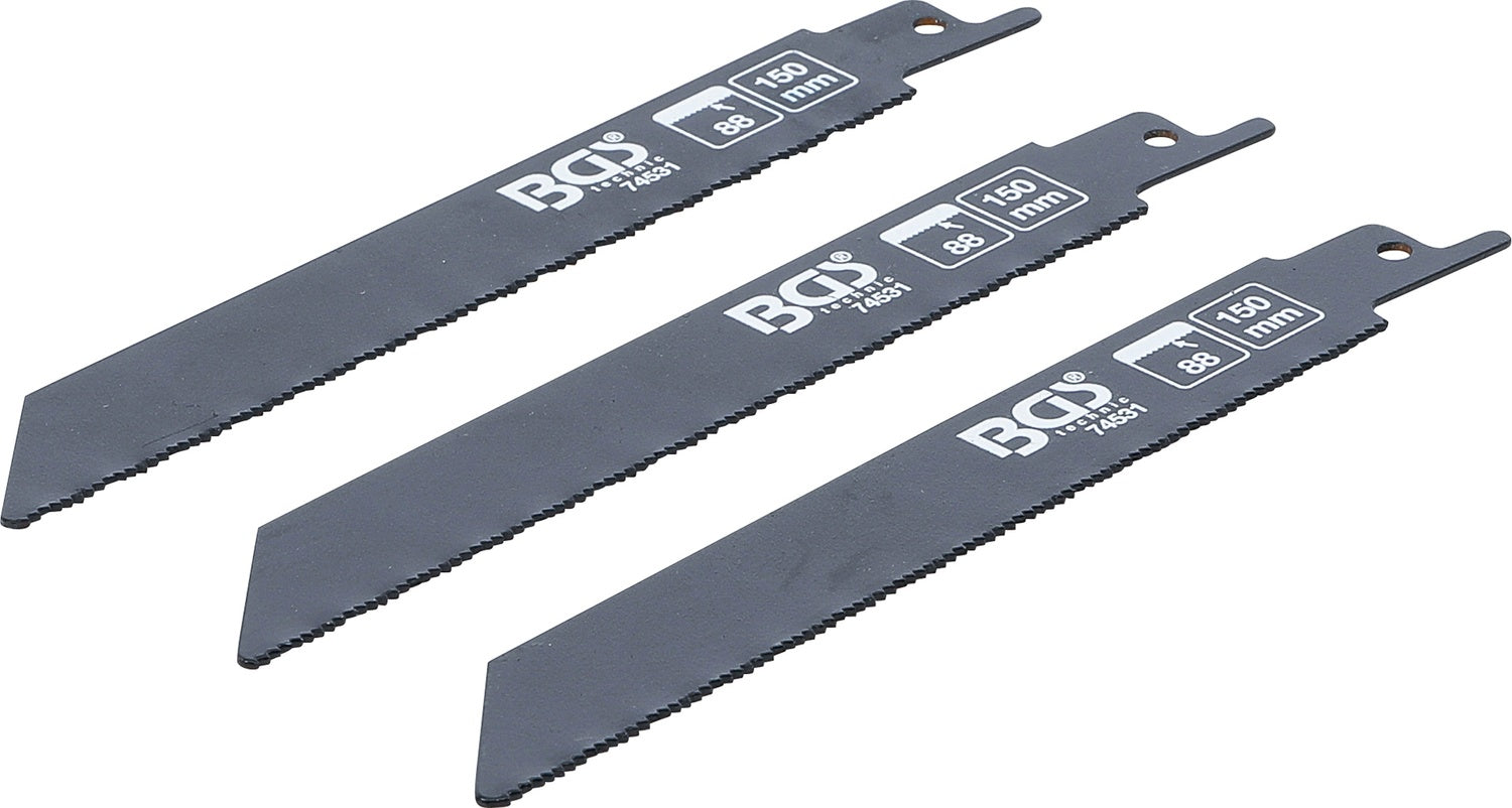 BGS 74531 Satz Sägeblätter für Metall für Artikel 7367 3 teilig Sägeblatt