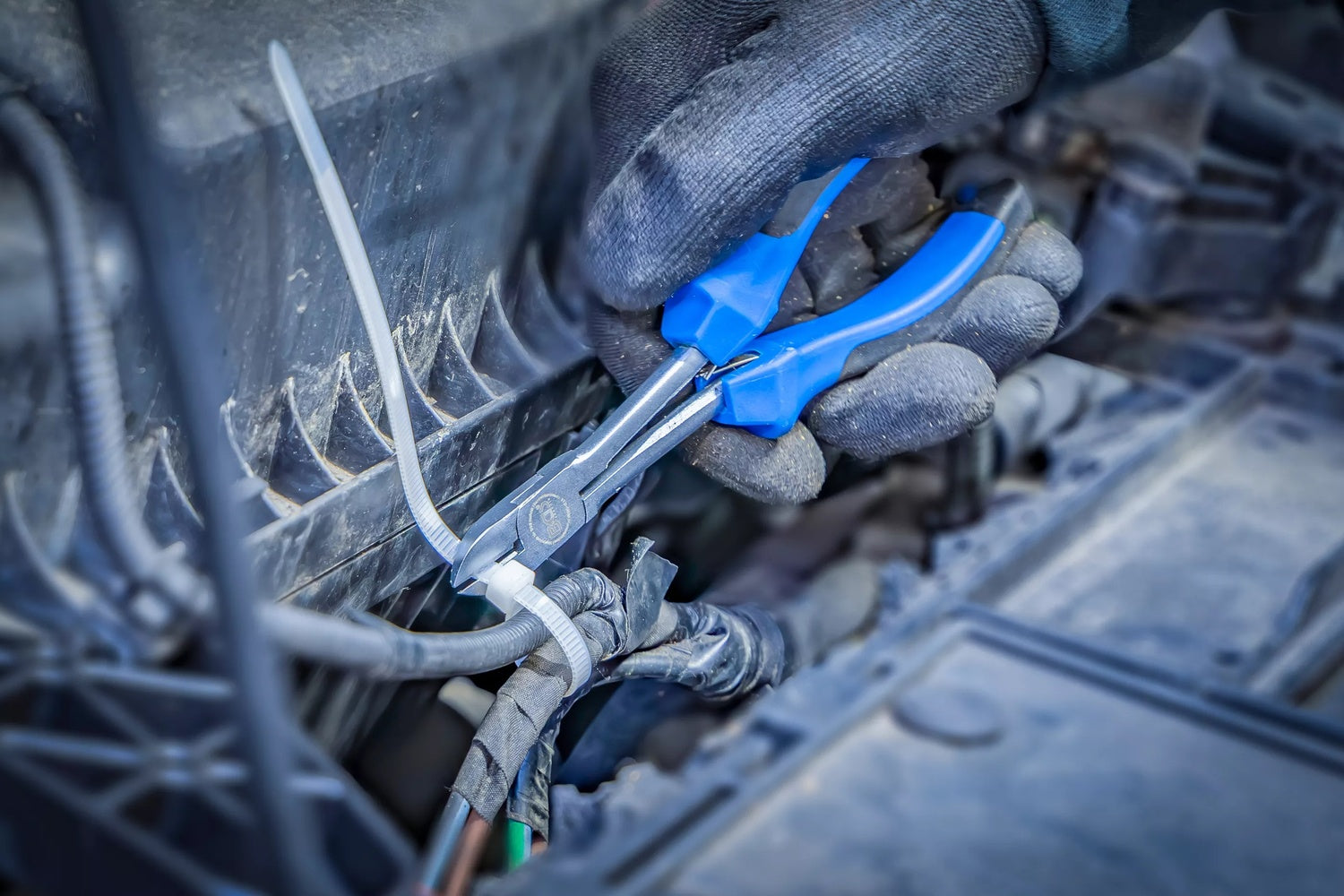 BGS 74535 Satz Elektronik Zangen extra lang Kombizange Seitenschneider Spitzzange