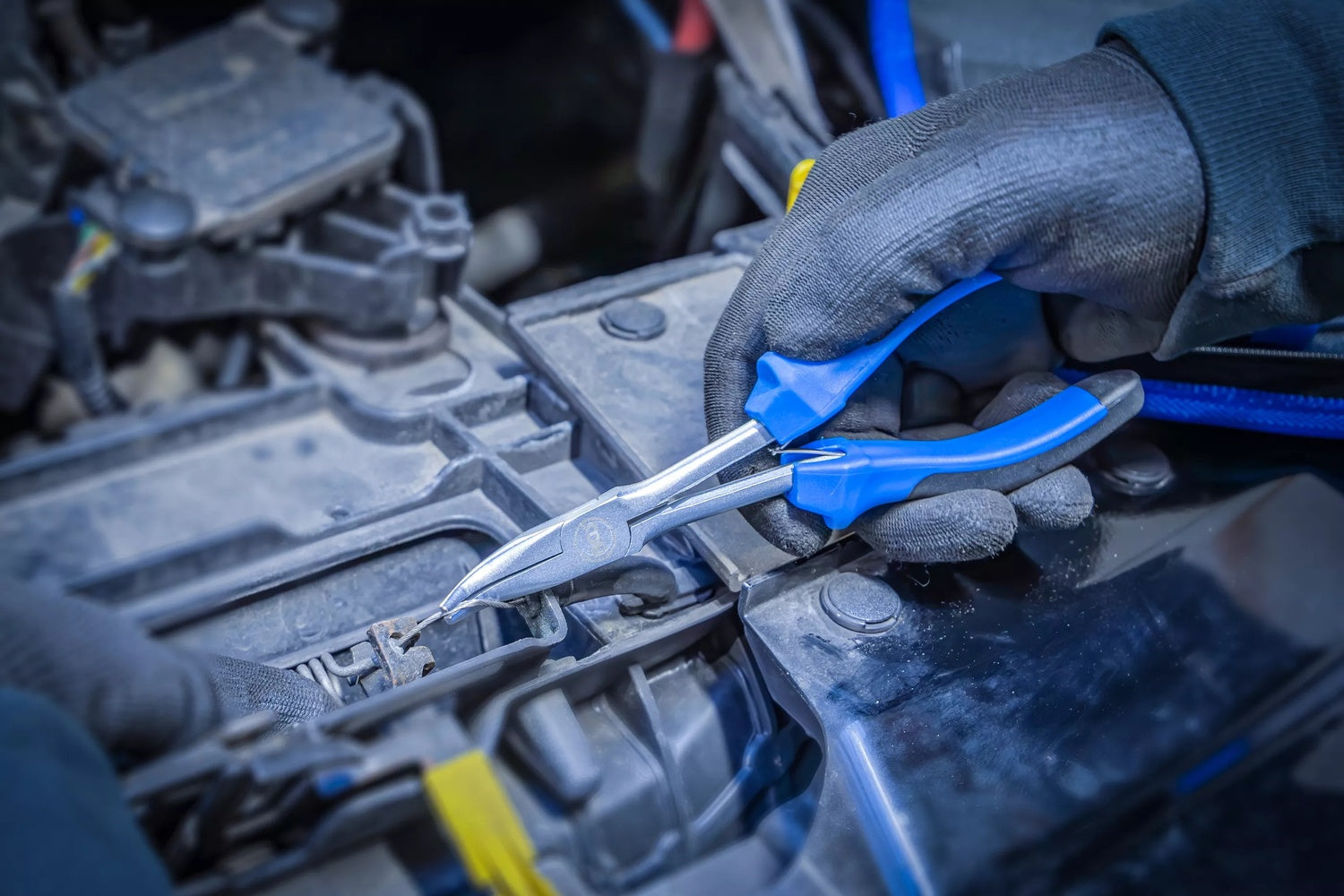 BGS 74535 Satz Elektronik Zangen extra lang Kombizange Seitenschneider Spitzzange