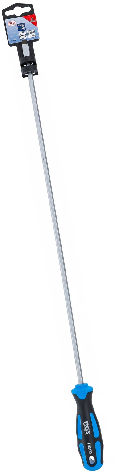 BGS 74539 Schraubendreher Schlitz 6mm Klingenlänge 450mm