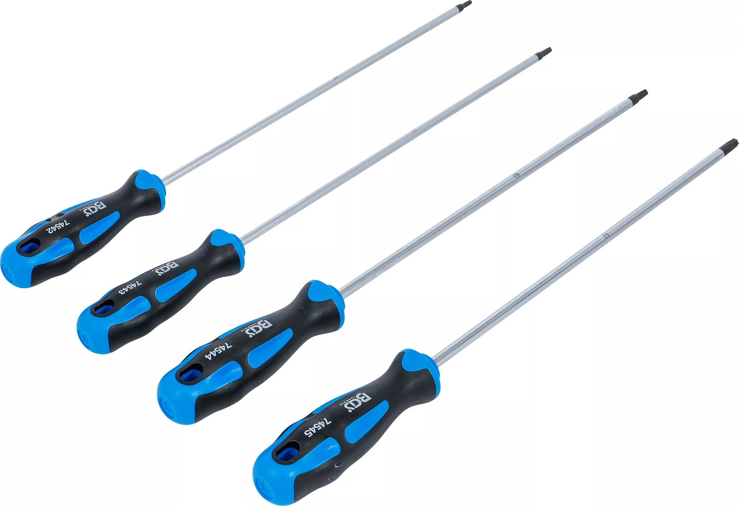 BGS 74541 Satz Schraubendreher extra lang T-Profil (für Torx) T15-T30 4 teilig