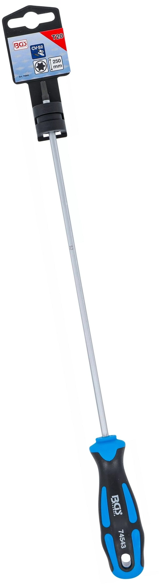 BGS 74543 Schraubendreher T-Profil (für Torx) T20 Klingenlänge 250mm