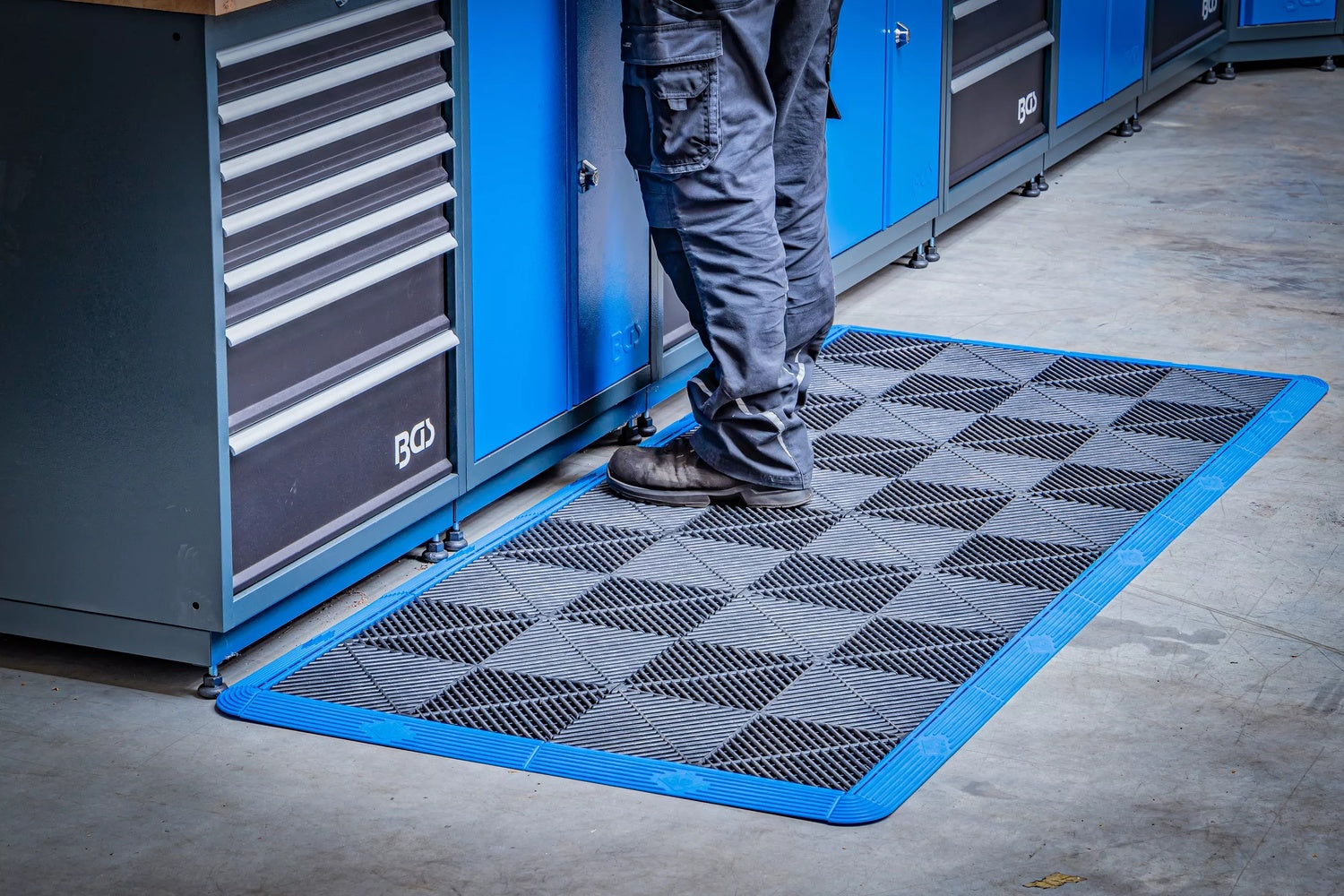 BGS 74546 Satz Kunststoff Fliesen Klick-System 400x 400x18mm 10 teilig