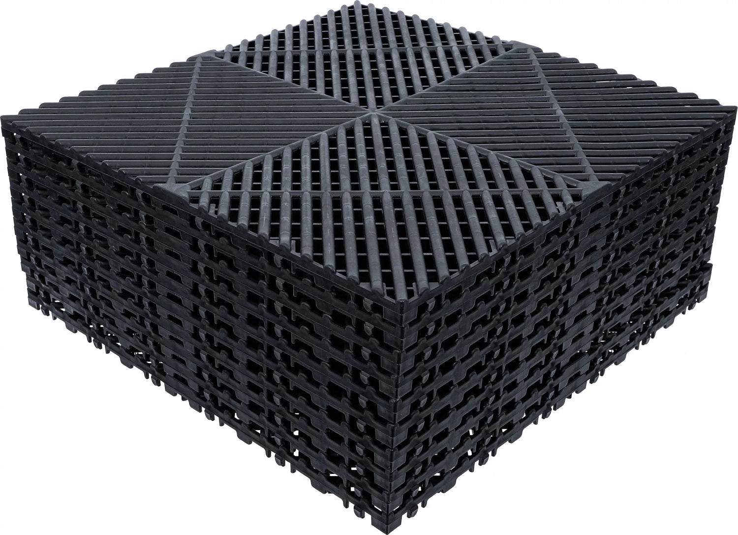 BGS 74546 Satz Kunststoff Fliesen Klick-System 400x 400x18mm 10 teilig