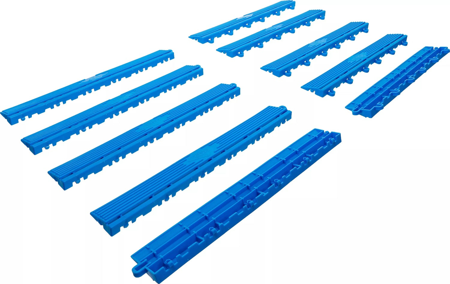 BGS 74547 Satz Kunststoff Fliesen Randelemente Klick-System 400x 55x15mm 10 teilig