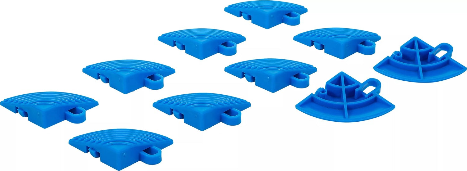 BGS 74548 Satz Kunststoff Fliesen Eckelemente Klick-System 57x57x18mm 10 teilig
