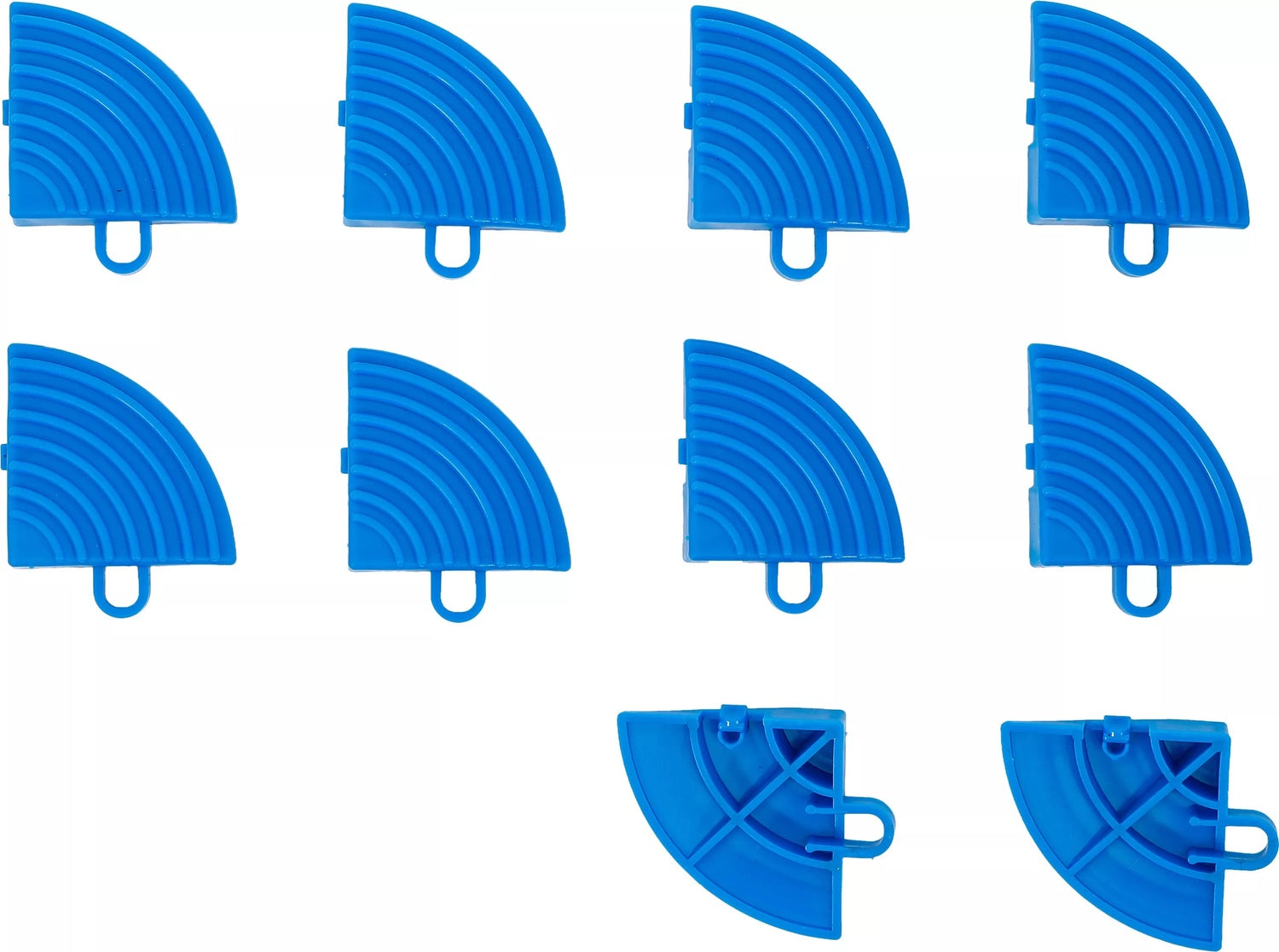 BGS 74548 Satz Kunststoff Fliesen Eckelemente Klick-System 57x57x18mm 10 teilig