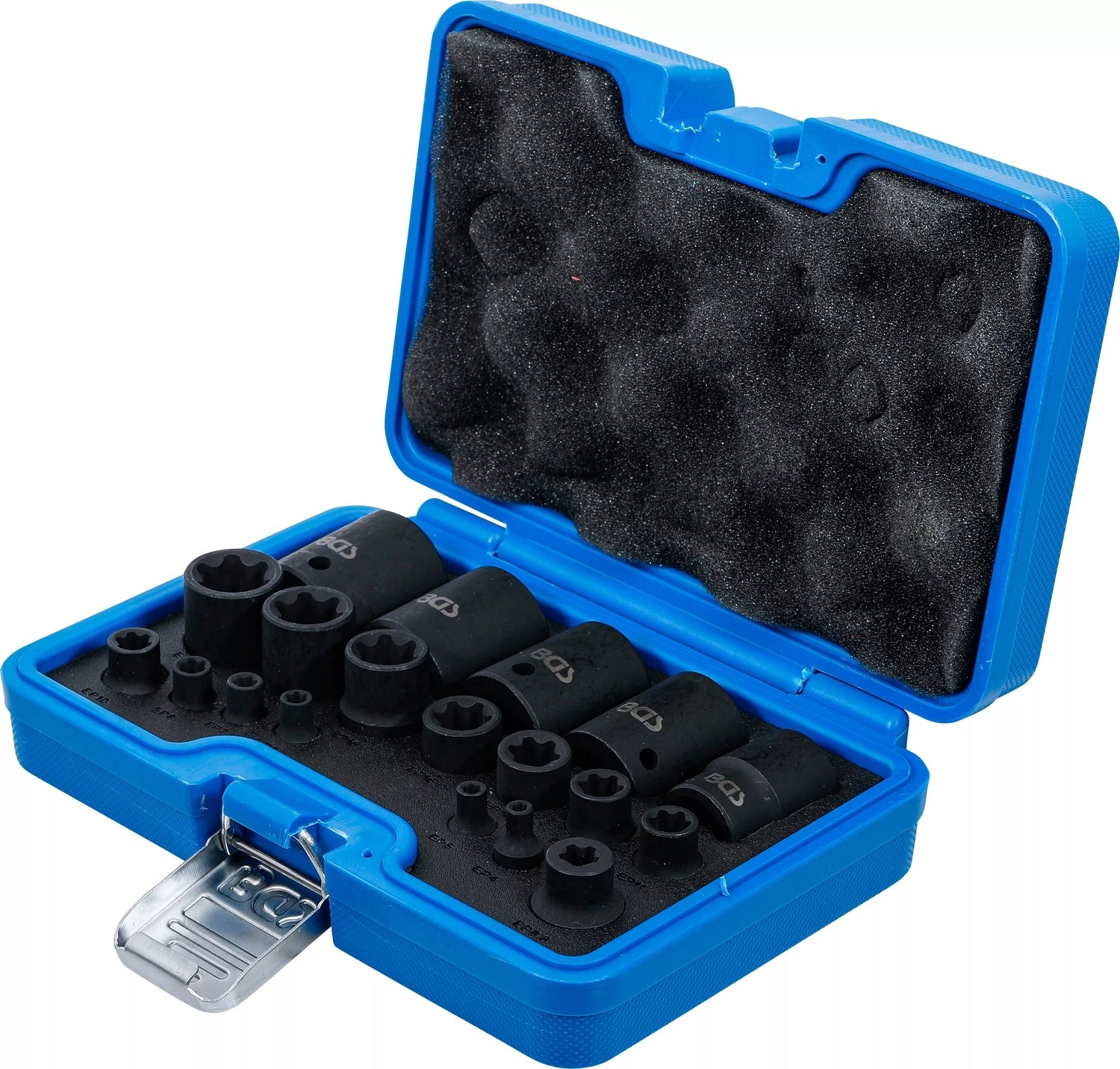 BGS 74554 Satz Kraft Steckschlüsseleinsätze E-Profil Plus SW EP4 - E32 19 teilig