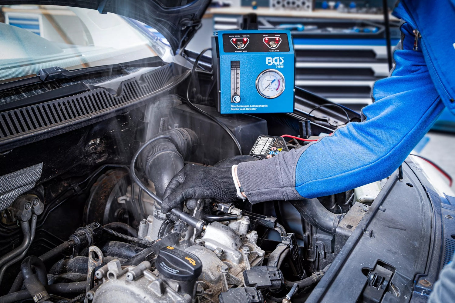 BGS 74555 Raucherzeuger Lecksuchgerät zur schnellen Diagnose