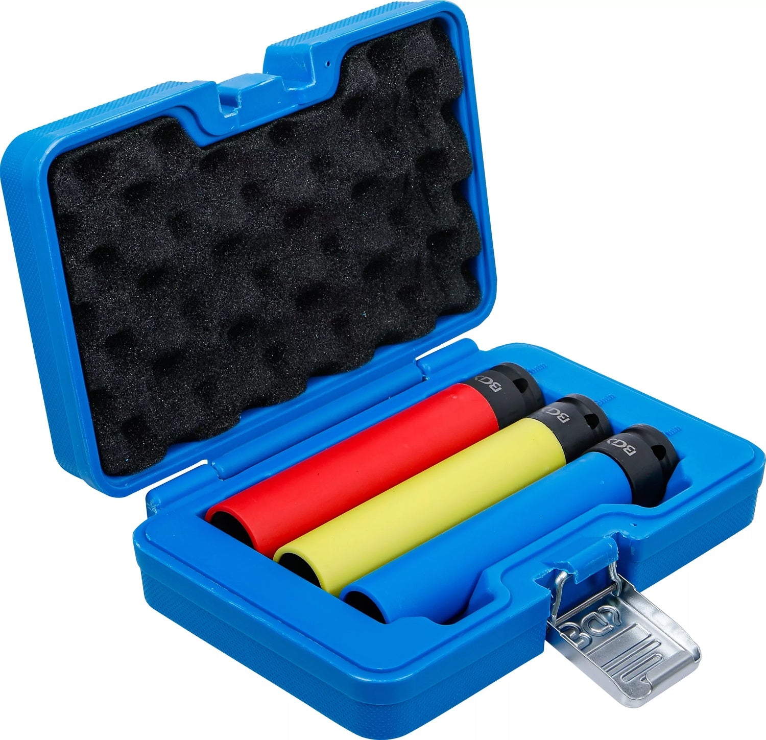 BGS 74567 Satz Kraft Schoneinsatz extra tief Antrieb Innenvierkant 12,5mm (1/2") SW 17 / 19 / 21mm