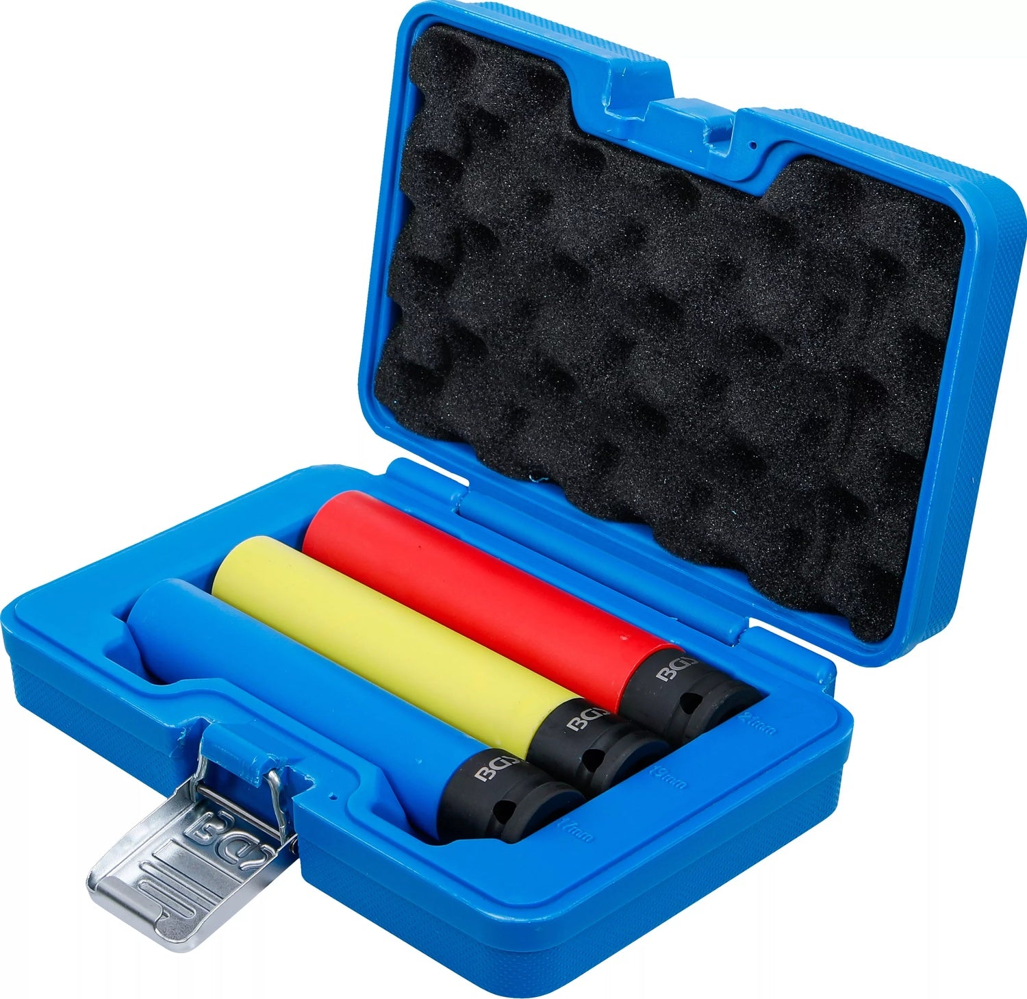 BGS 74567 Satz Kraft Schoneinsatz extra tief Antrieb Innenvierkant 12,5mm (1/2") SW 17 / 19 / 21mm