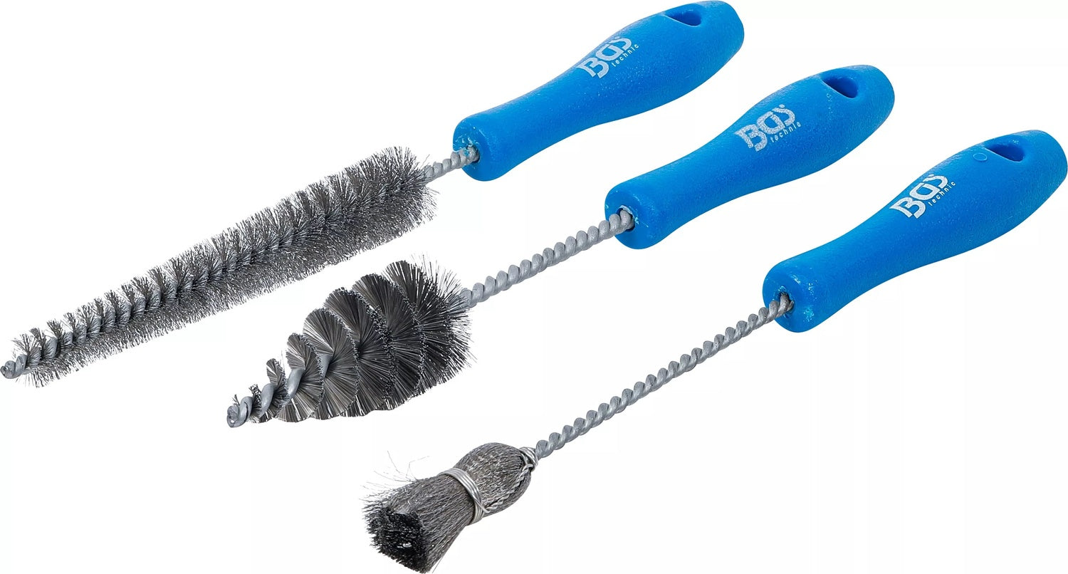 BGS 74575 Satz Reinigungsbürsten für Diesel Einspritzdüsen 3 teilig Bürstensatz
