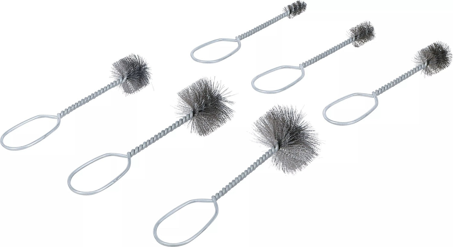 BGS 74576 Satz Lochreinigungsbürsten 6 teilig Lochreinigung Bürsten