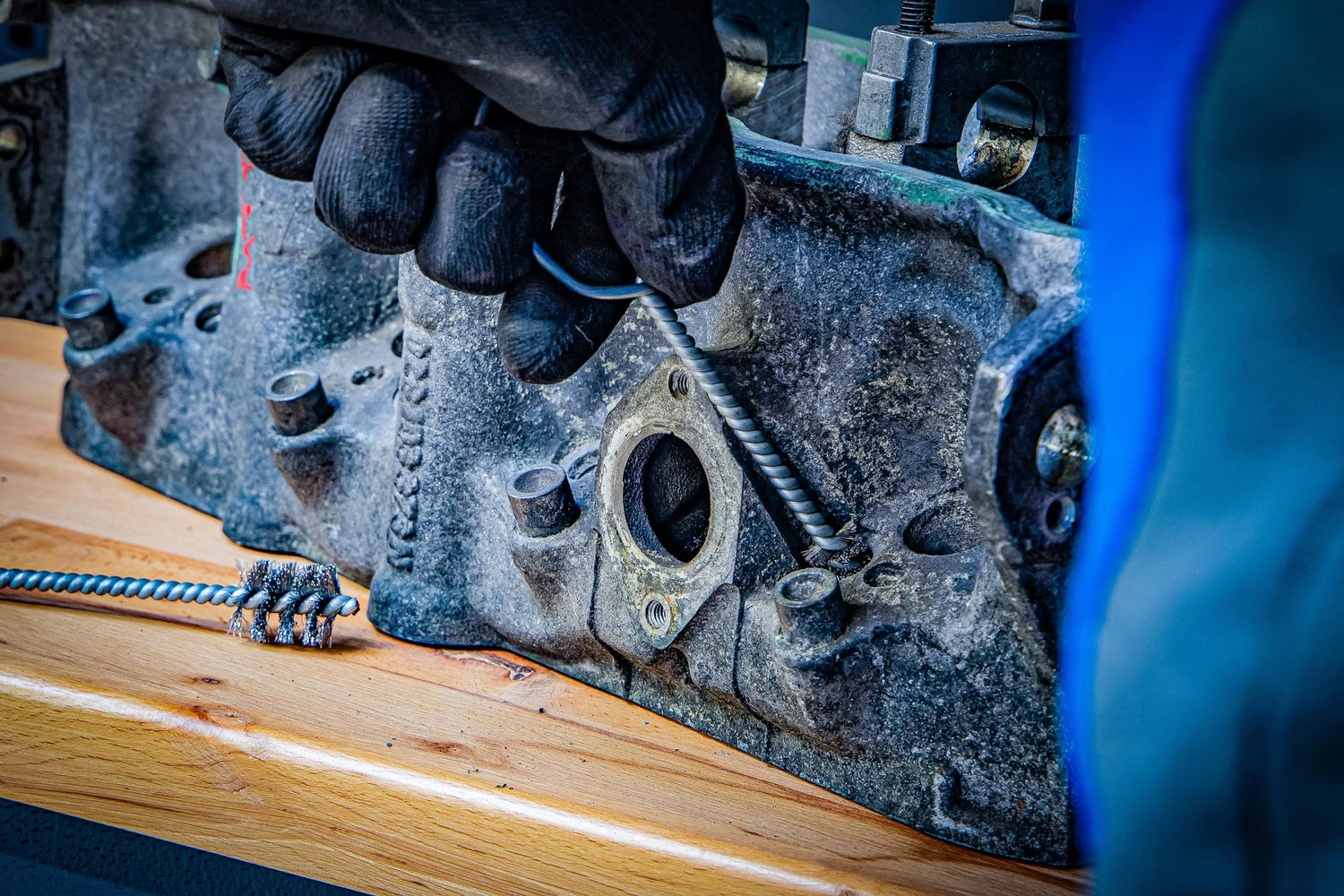 BGS 74576 Satz Lochreinigungsbürsten 6 teilig Lochreinigung Bürsten