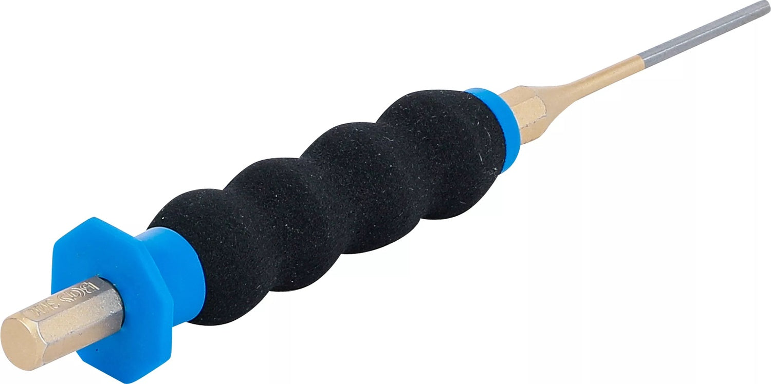 BGS 74591-3 Splintentreiber mit Handschutz Länge 180mm Ø3mm Durchschläger