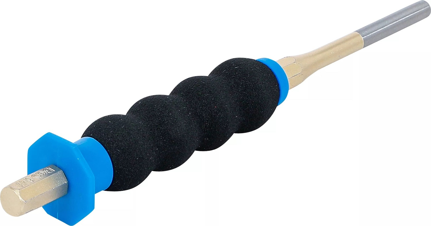 BGS 74591-6 Splintentreiber mit Handschutz Länge 180mm Ø6mm Durchschläger