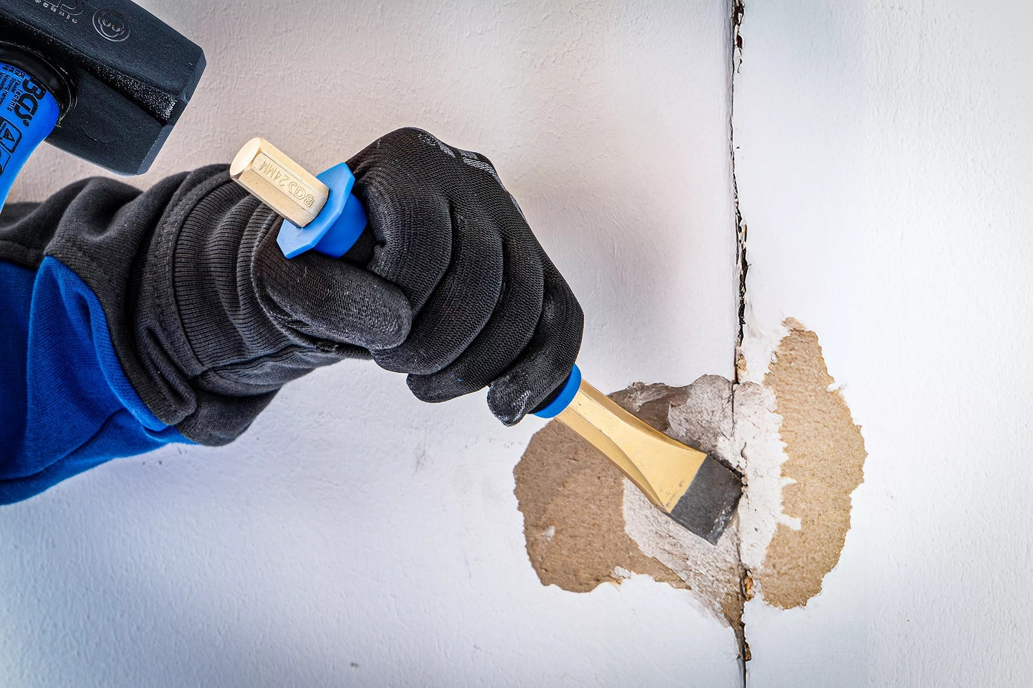 BGS 74596 Satz Splintentreiber Flachmeißel Körner mit Handschutz 13 teilig