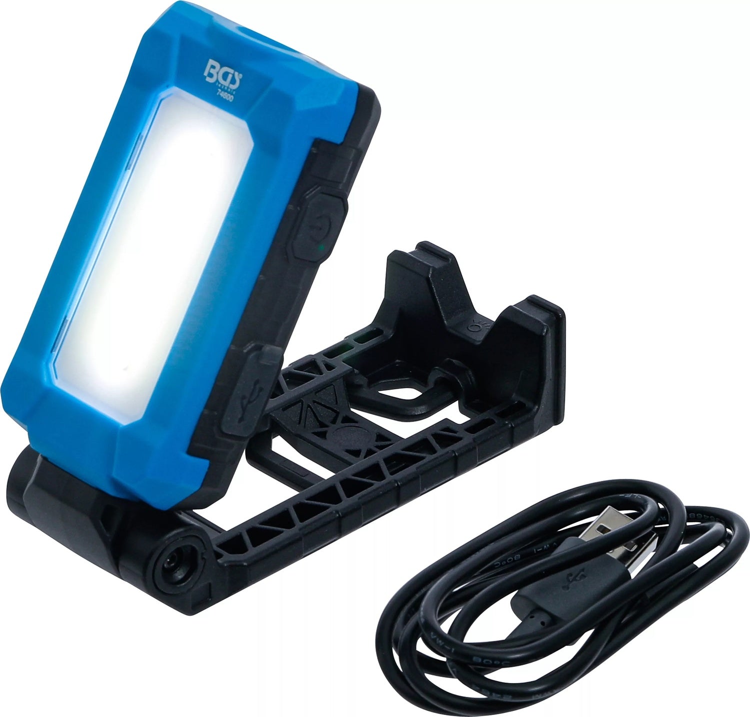 BGS 74600 COB LED Arbeitsleuchte klappbar Magnet Haken Werkstattleuchte