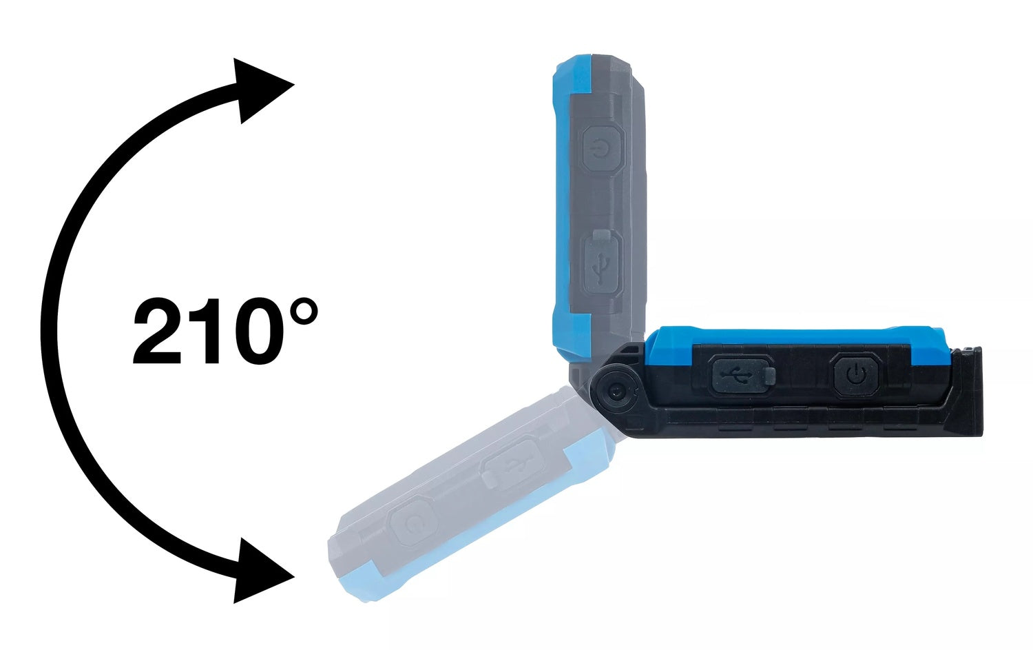 BGS 74600 COB LED Arbeitsleuchte klappbar Magnet Haken Werkstattleuchte