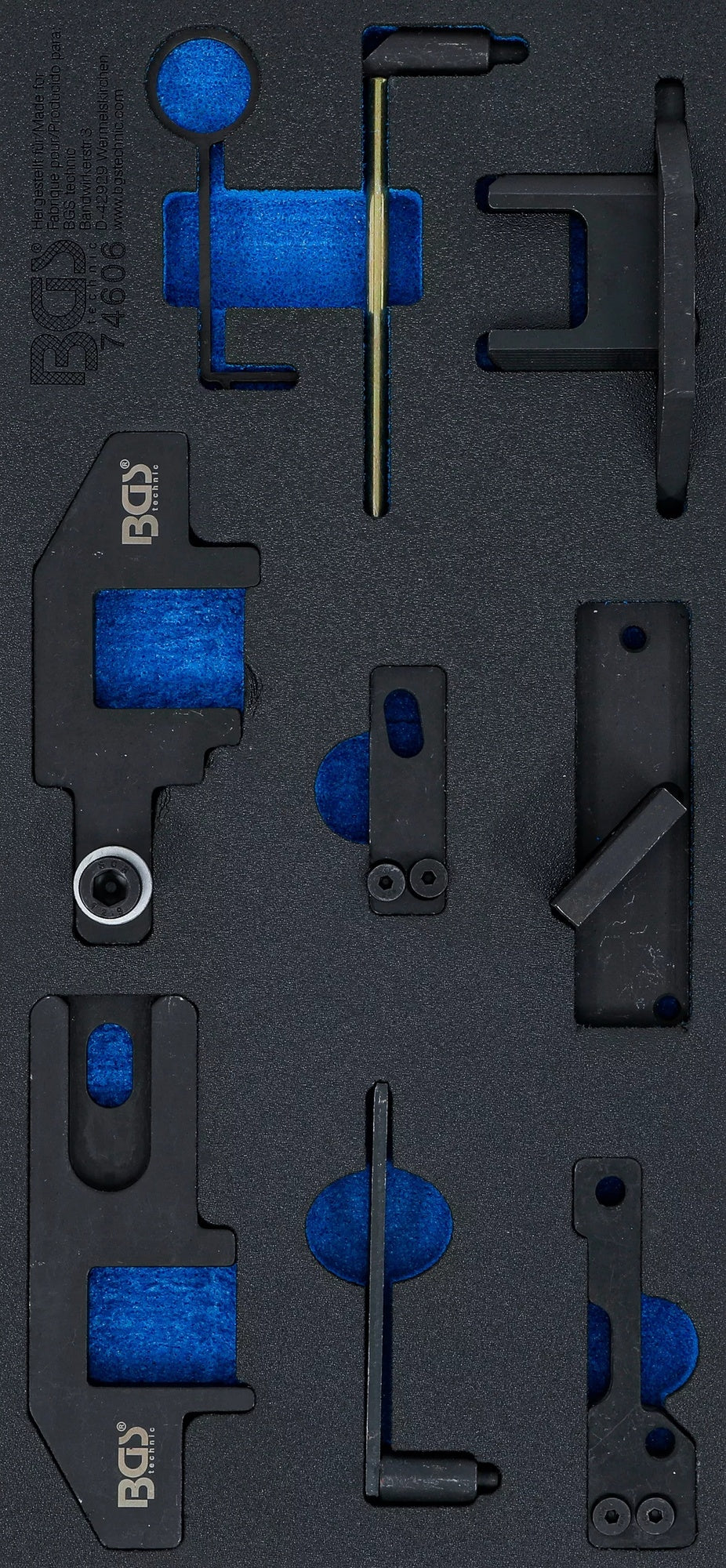 BGS 74606 Satz Einstellwerkzeug für Motor für PSA 1.0 EB0 / 1.2 EB2 Benziner