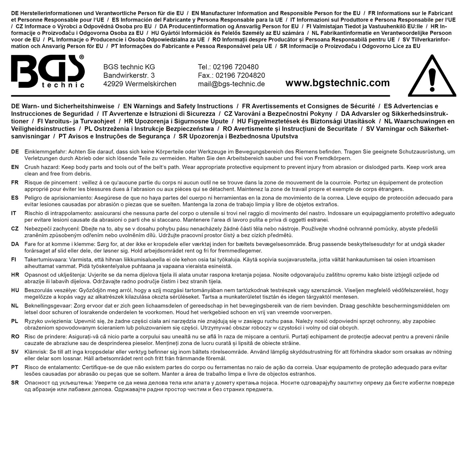 BGS 74609 Zahnriemen Prüfwerkzeug für 1.0L und 1.2L PSA Motoren