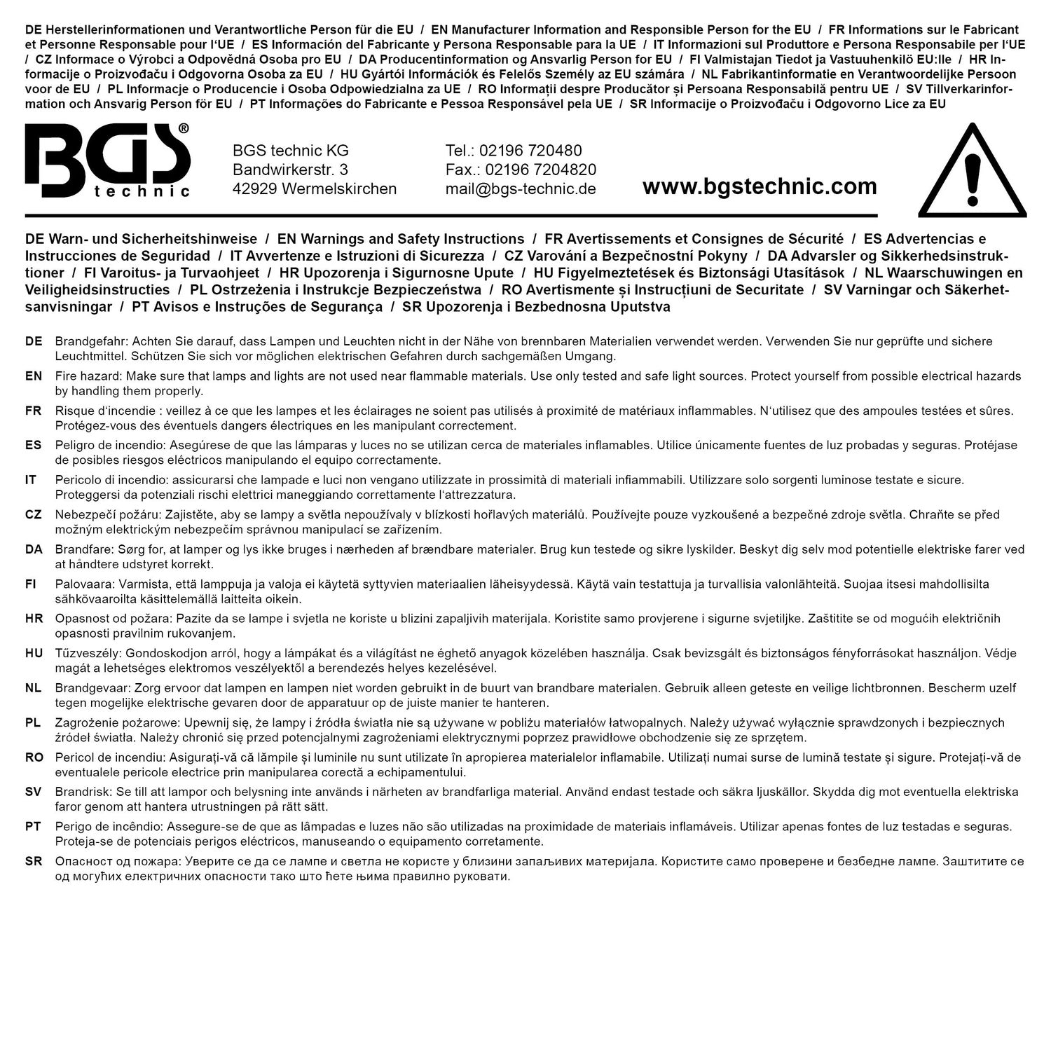 BGS DIY 74636 Akku Knicklampe mit COB-LED 6,5W mit Ladestation