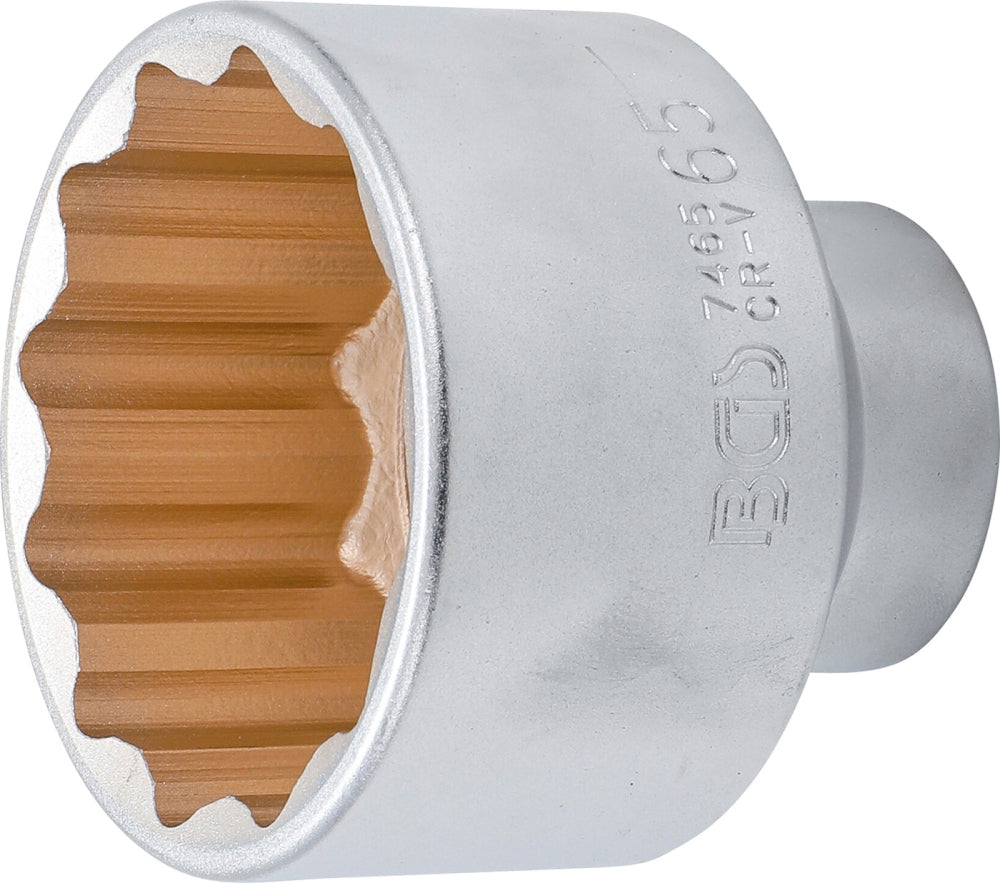 BGS 7465 Nuss / Stecknuss / Steckschlüsseleinsatz 65mm Zwölfkant Antrieb 20mm (3/4")