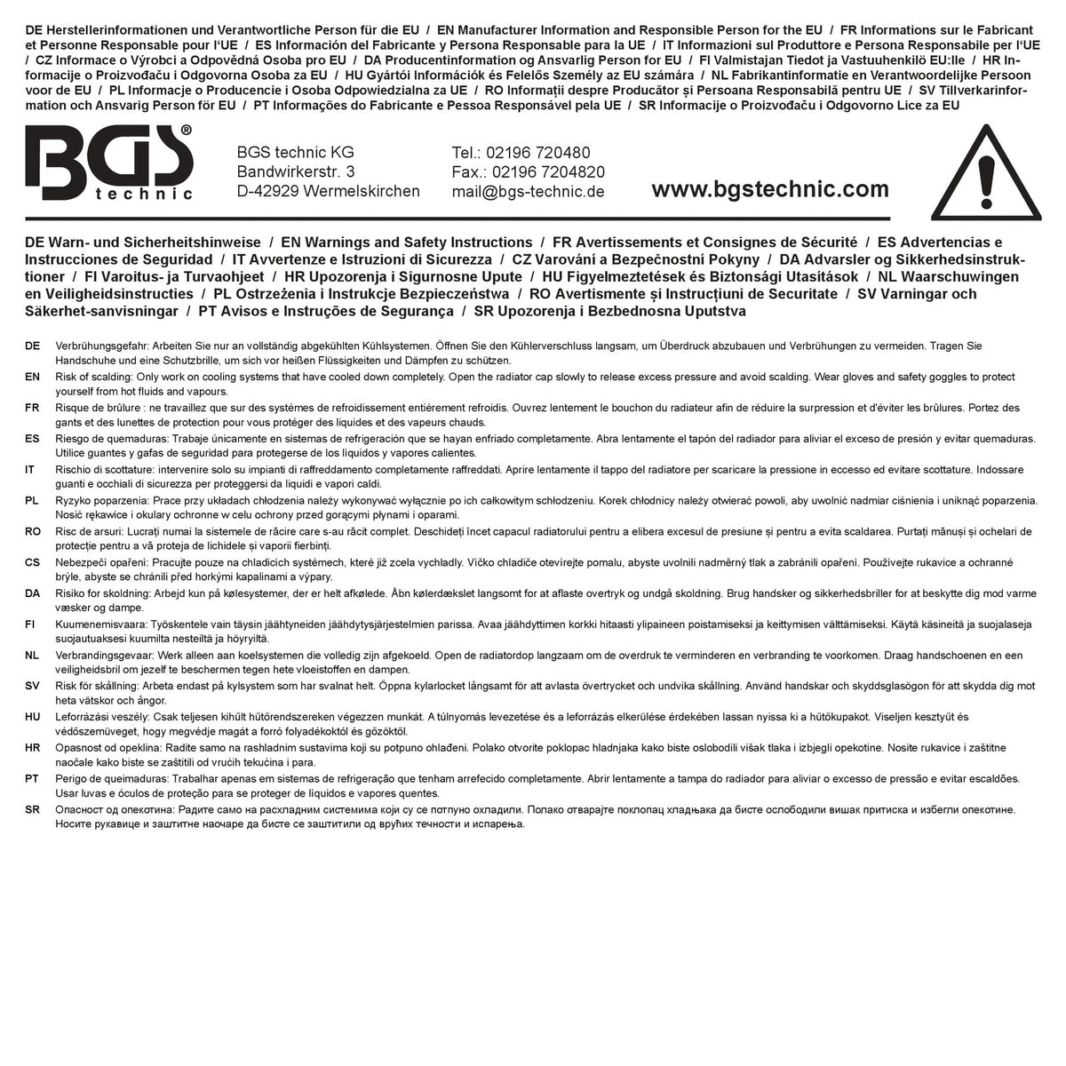 BGS 74657 Demontagewerkzeug für Kühlmittelanschluss für Tesla Model 3 & Y