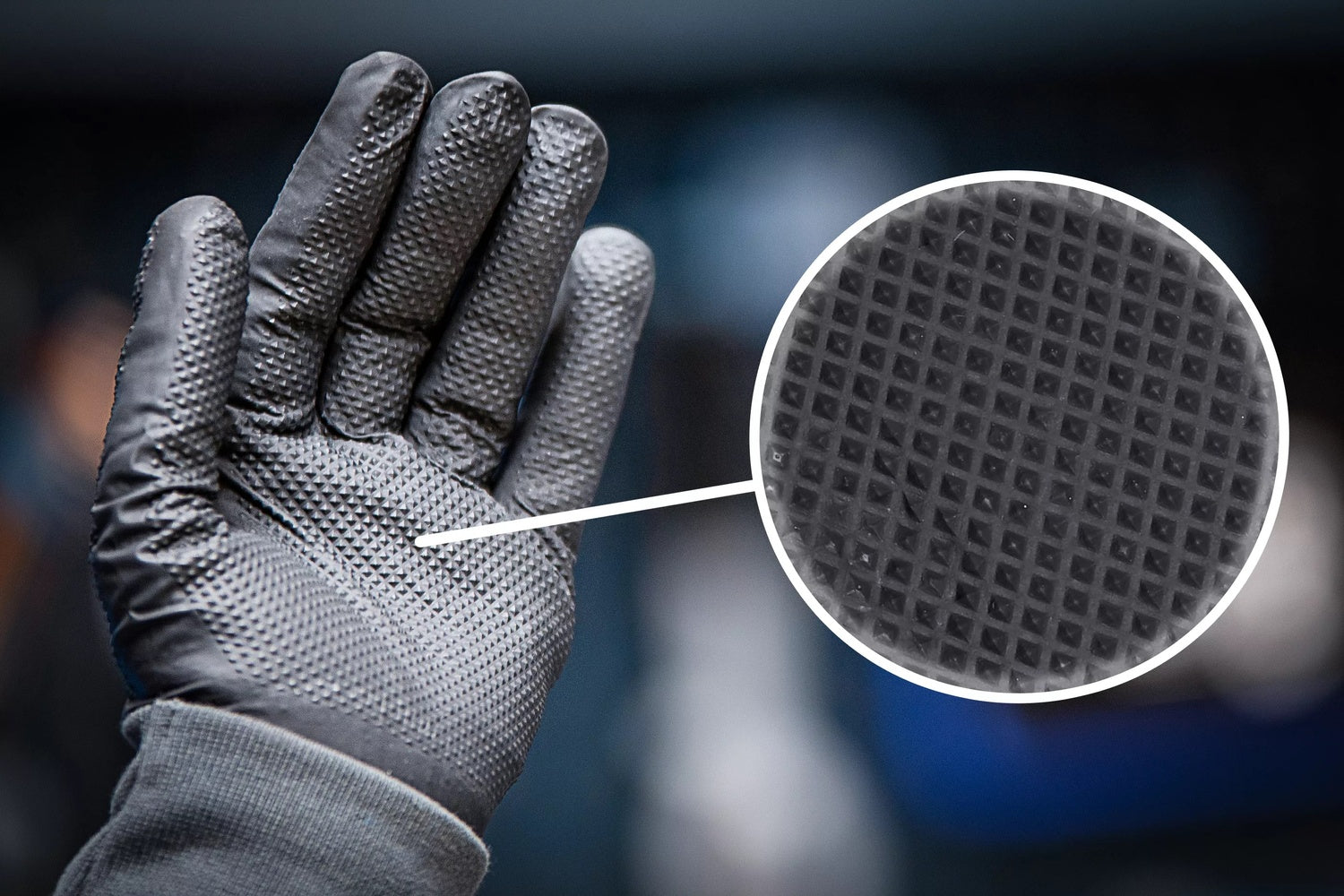 BGS 74671 Einweghandschuh Box Nitril mit extra Griffigkeit Gr. XL 100 Stück