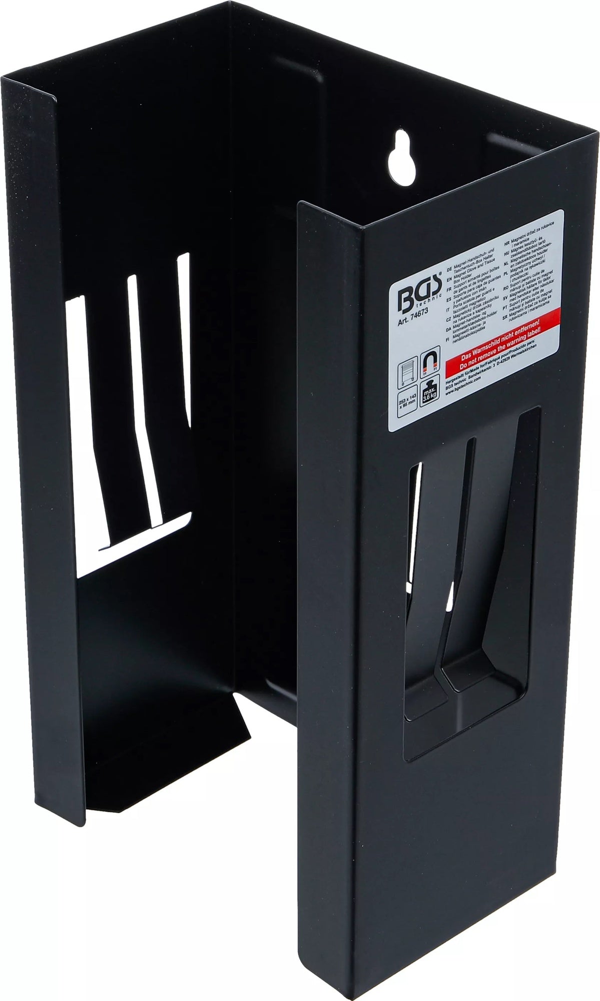 BGS 74673 Magnetischer Halter für Handschuhe Taschentücher Handschuhbox Taschentuchbox