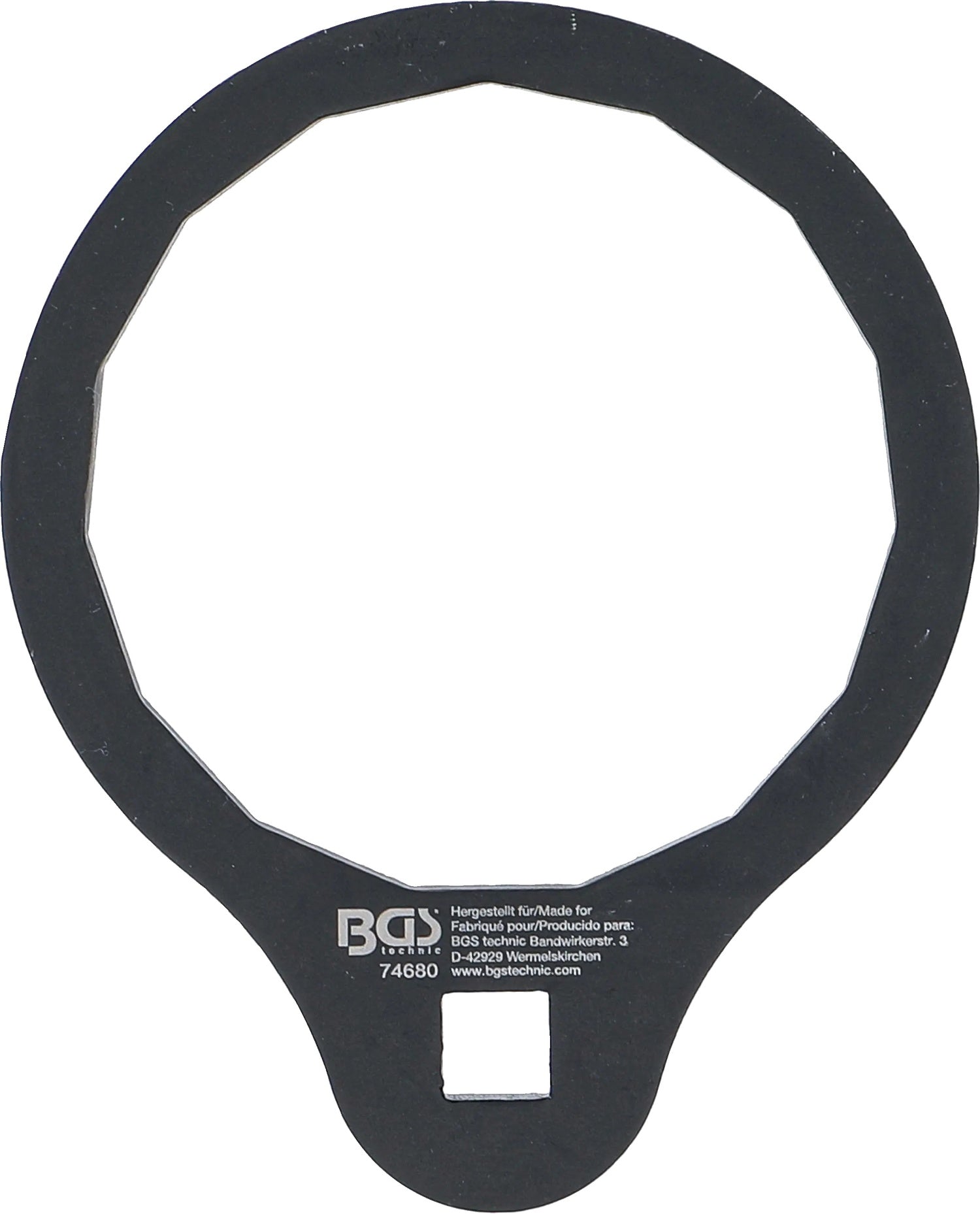 BGS 74680 Ölfilterschlüssel 15-kant Ø74,5mm für Ford 1.5L 1.6L EcoBoost Öldienst Ölfilter Schlüssel