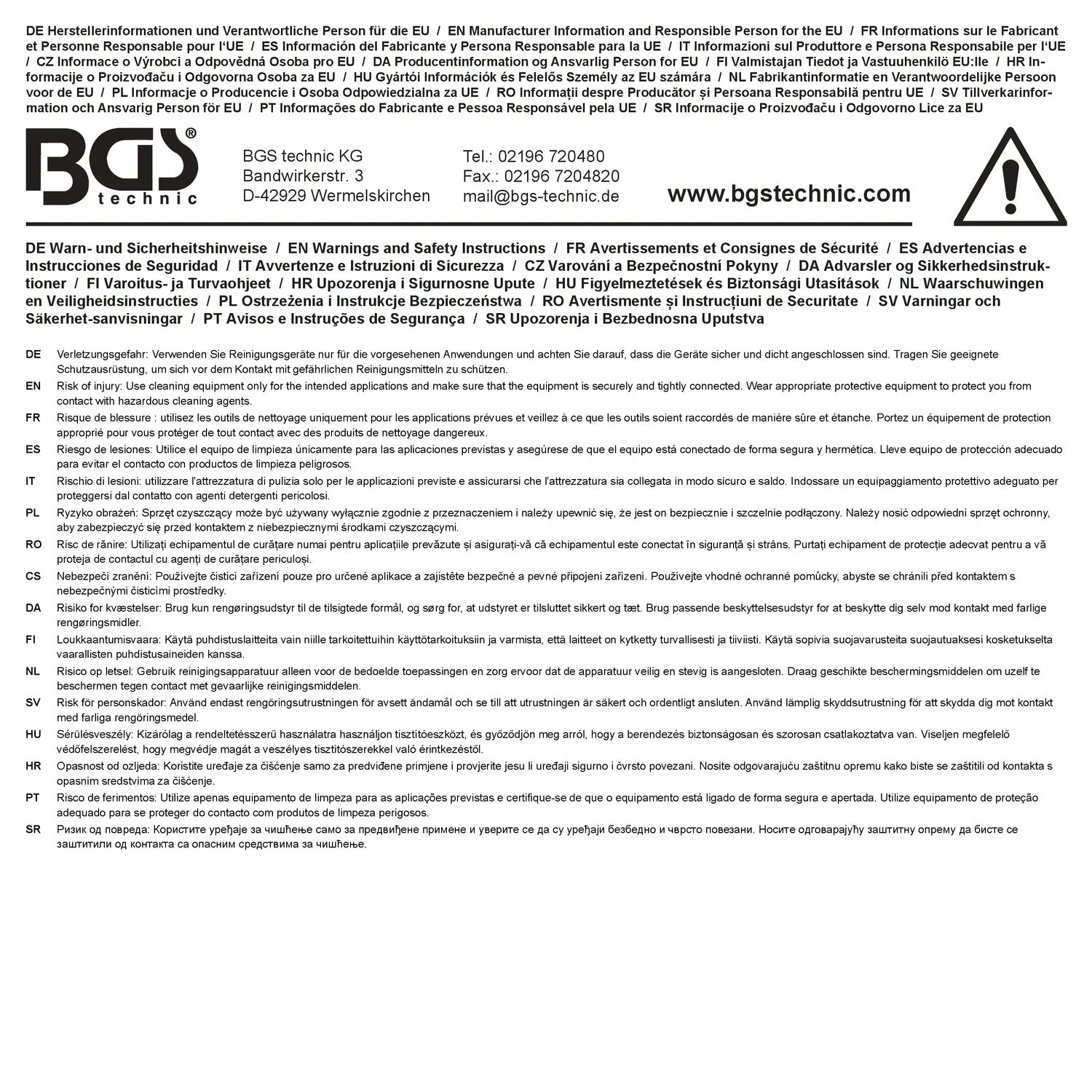 BGS 74696 Teile Waschgerät Reinigung von Kleinteilen 75 Liter