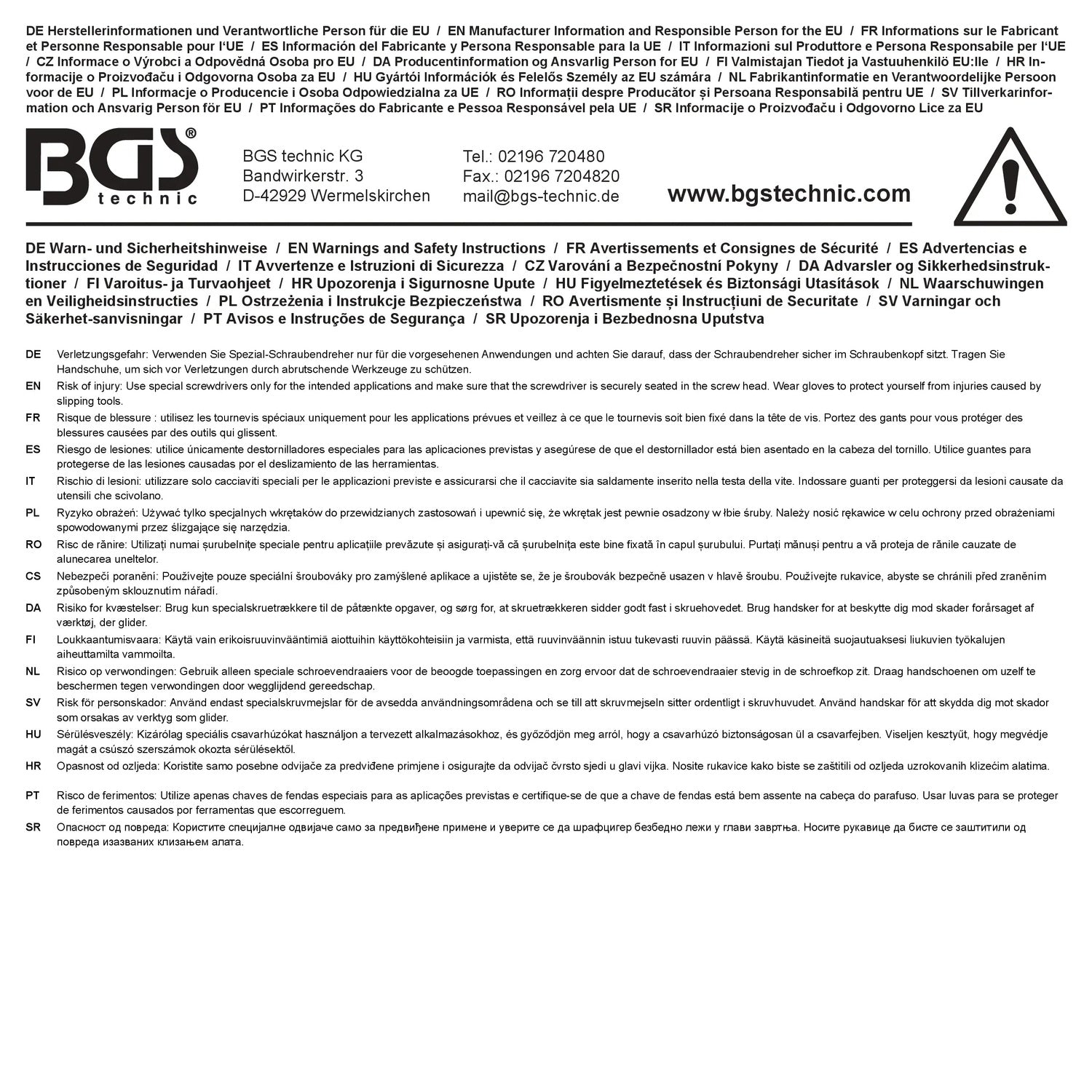 BGS 74741 Satz Schraubendreher & Bits mit Ratschen Drehgriff umschaltbar 43 teilig