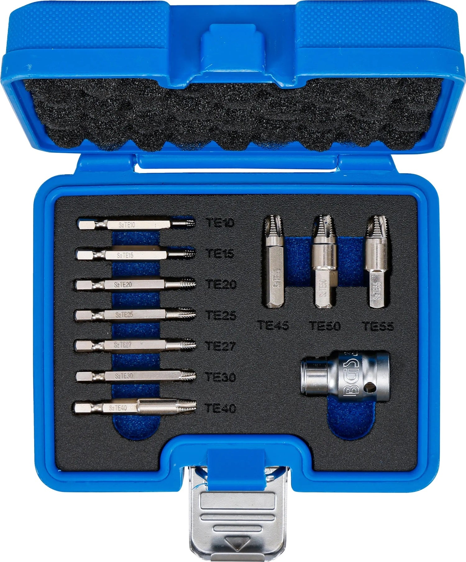 BGS 74785 Satz Ausdreher für Schrauben für defektes T-Profil (für Torx) T10 - T55 11 teilig