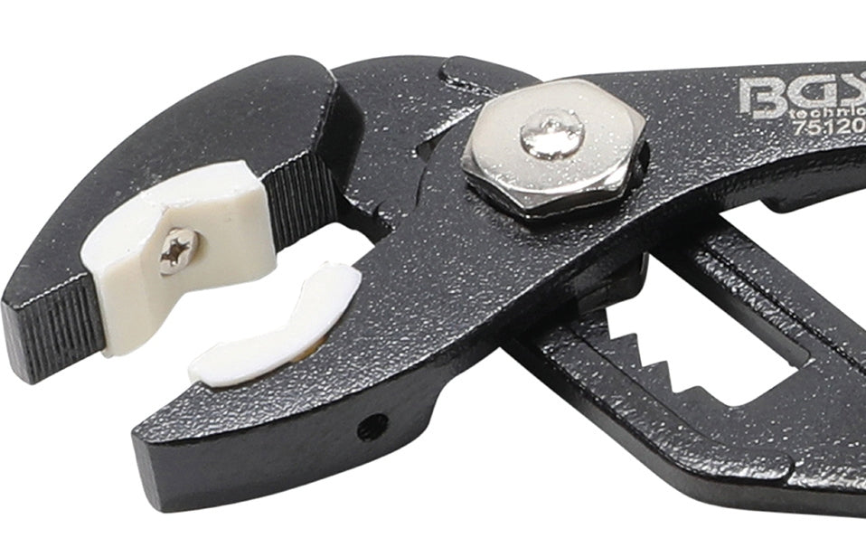 BGS 75120 Spezialzange für Bad Armaturen mit Kunststoff Schutzbacken Länge 250mm