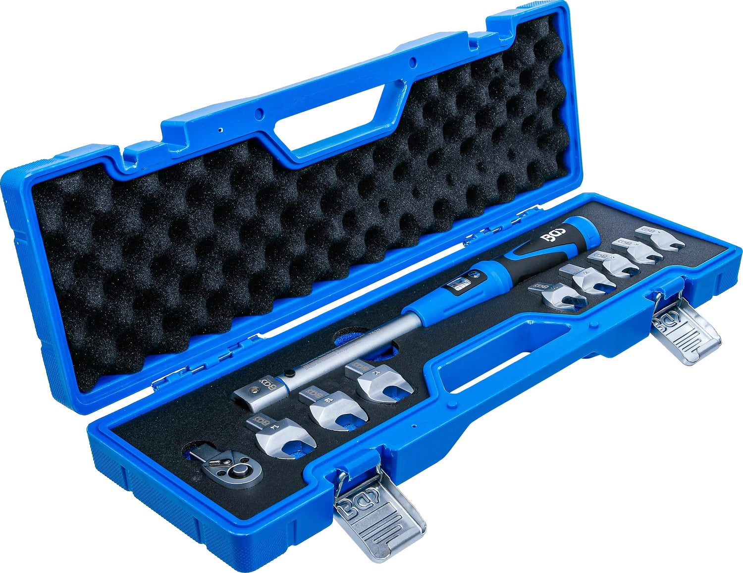 BGS 7532 Satz Drehmomentschlüssel für Einsteckwerkzeuge 9x13mm 10-50 Nm 10 teilig