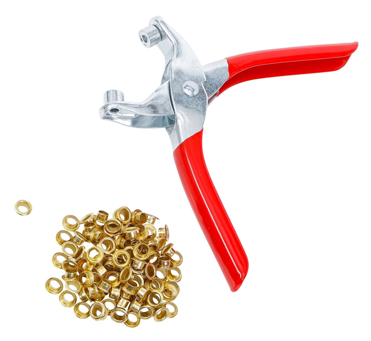 BGS DIY 75831 Ösenzange / Knopfzange mit 100 Ösen Ø 5,0mm