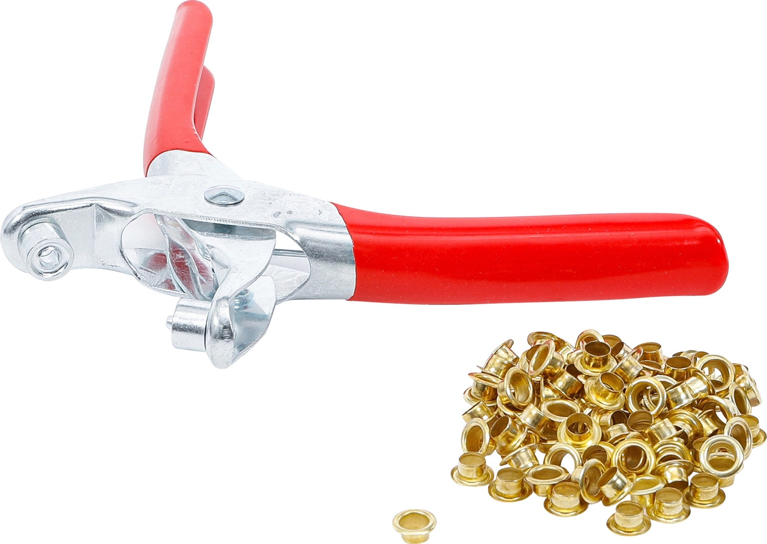 BGS DIY 75831 Ösenzange / Knopfzange mit 100 Ösen Ø 5,0mm