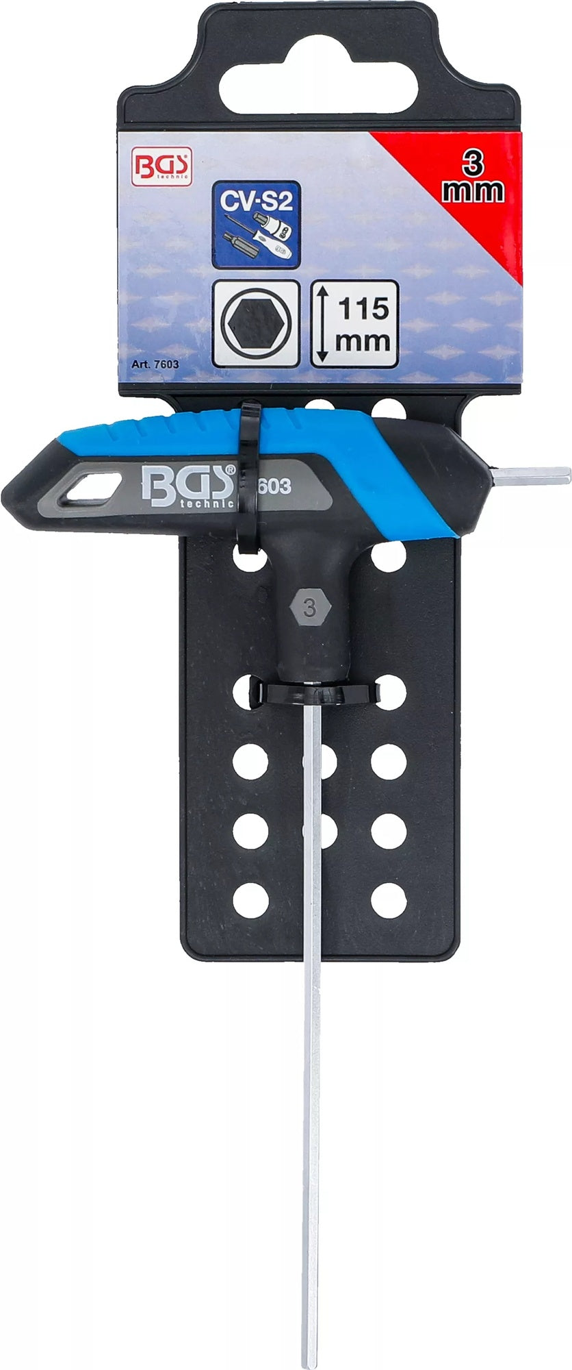 BGS 7603 Schraubendreher mit T-Griff Innensechskant Abtriebsprofil 3mm